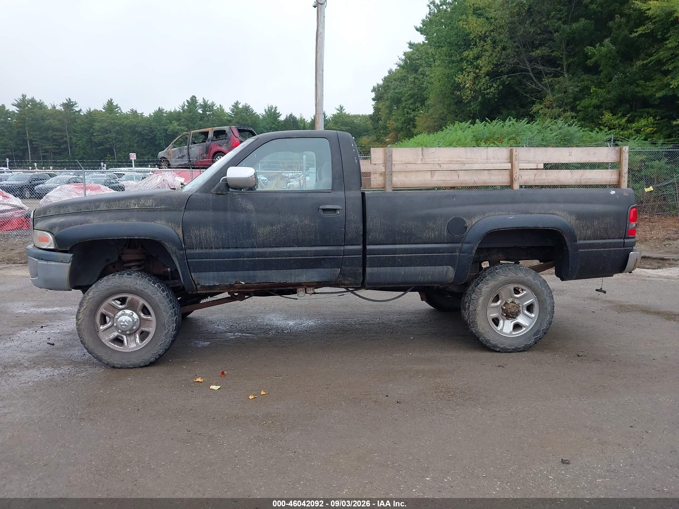 1996 Dodge Ram 2500   Black vin: 1B7KF26C1TJ102085