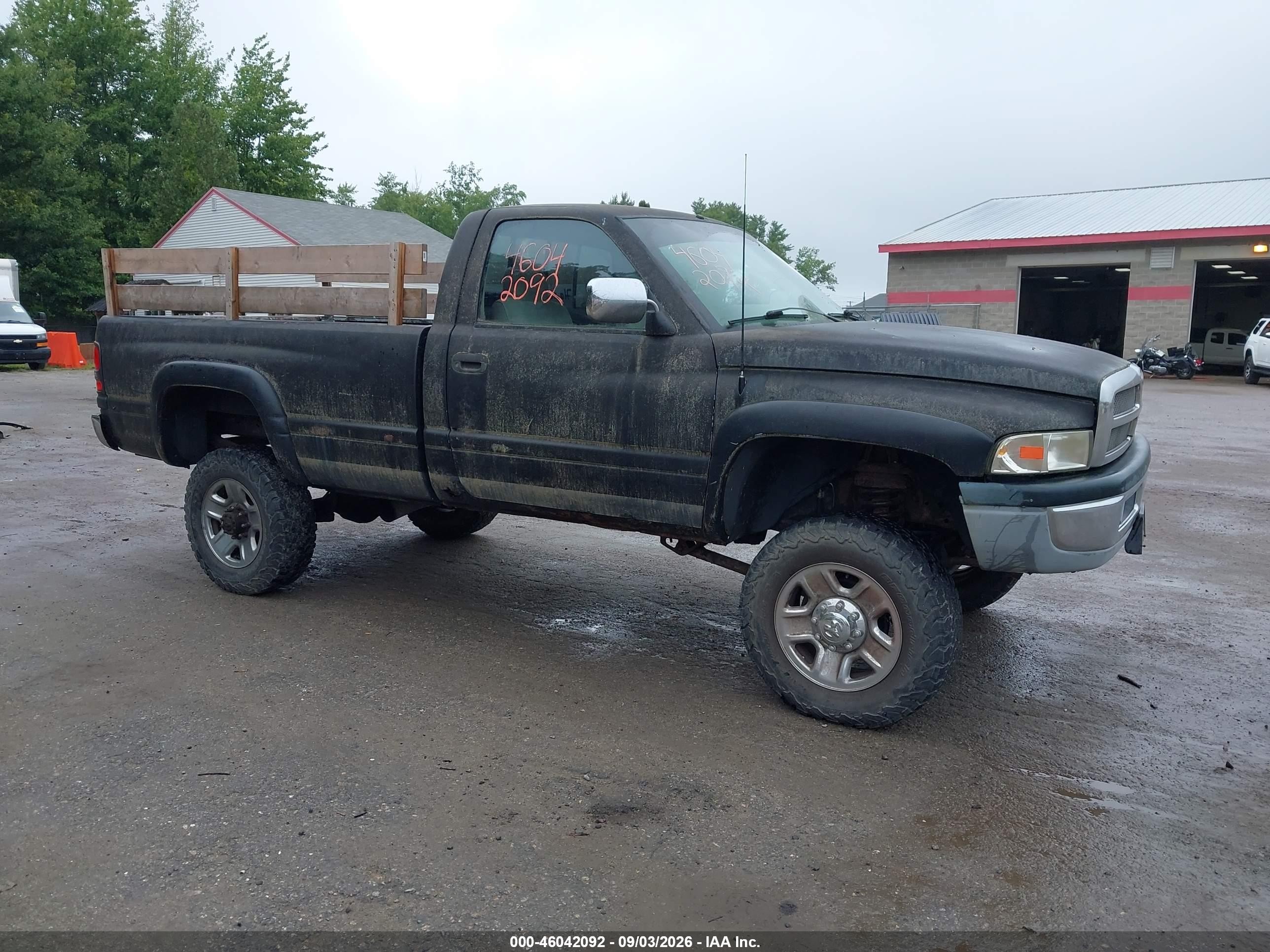 1996 Dodge Ram 2500   Black vin: 1B7KF26C1TJ102085