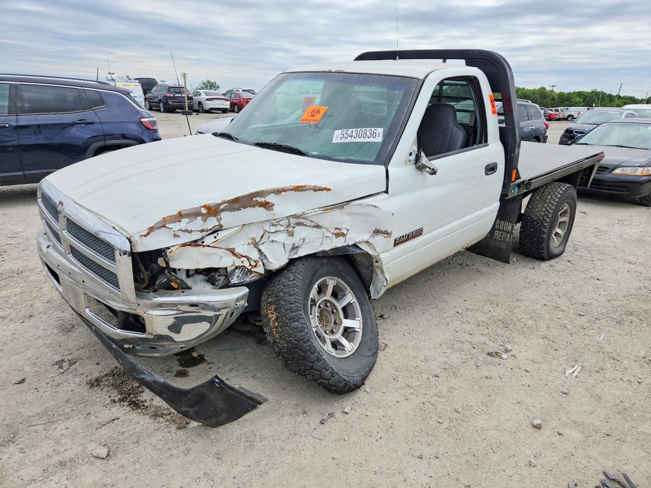 1996 Dodge Ram 2500 Белый vin: 1B7KF26CXTJ112839