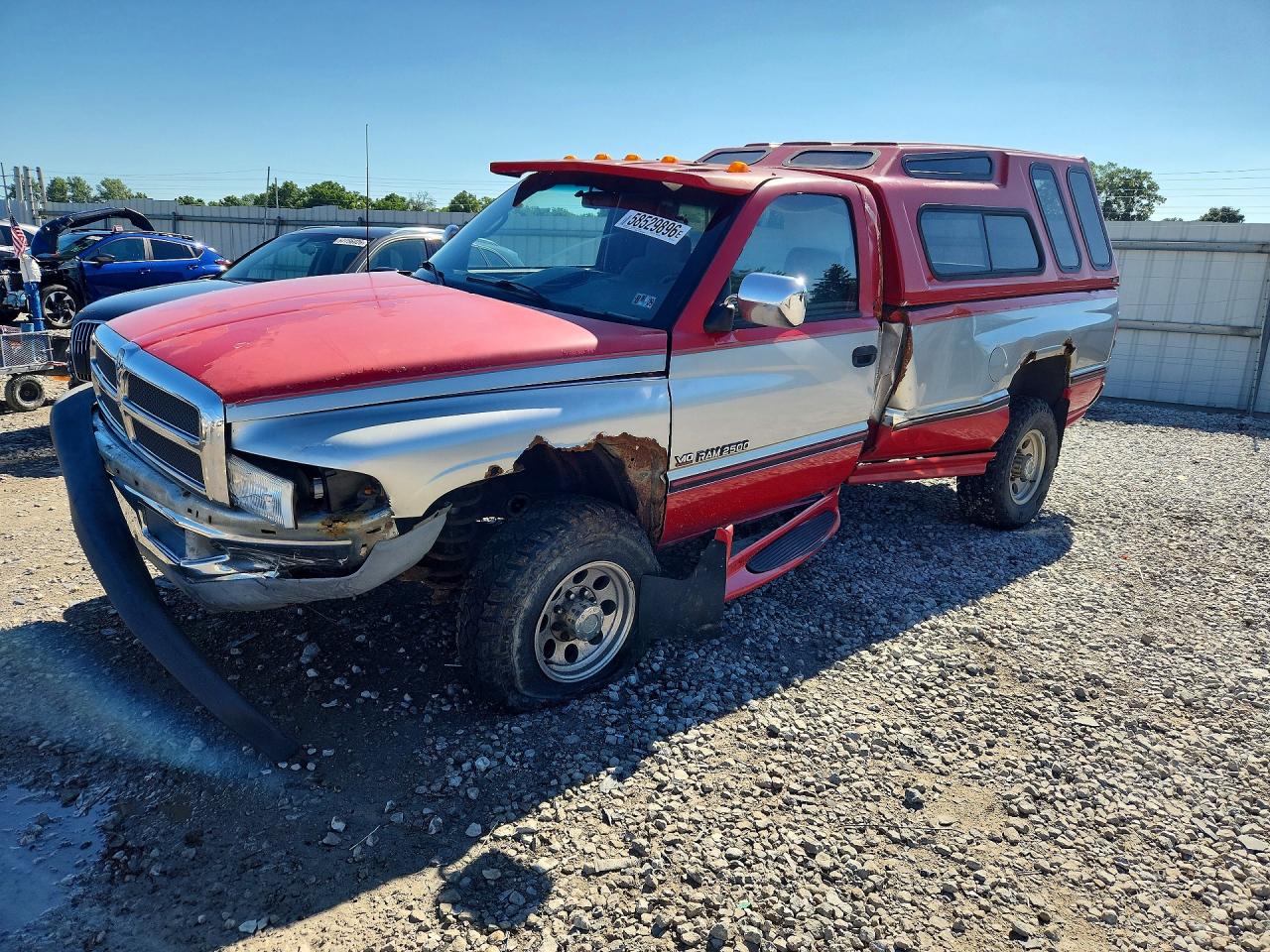 1995 Dodge Ram 2500 Red vin: 1B7KF26W8SS232125