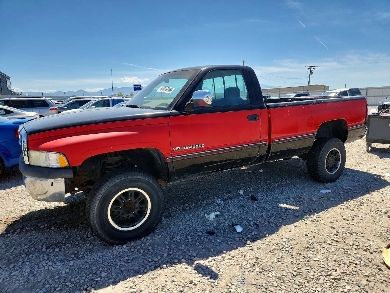 1994 Dodge Ram 2500 Red vin: 1B7KF26WXRS602159