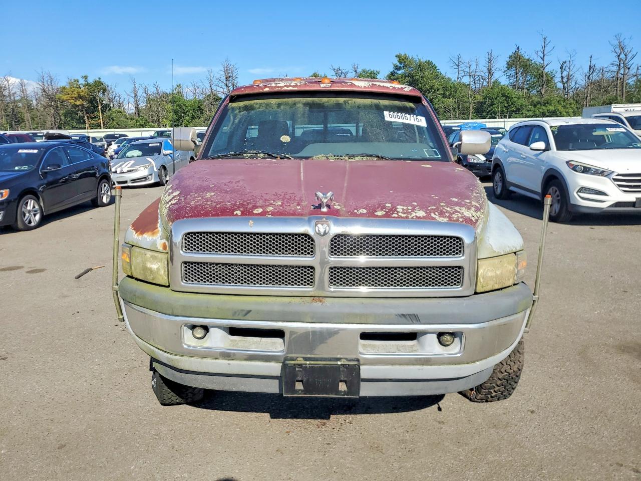 1995 Dodge Ram 2500 Двухцветный vin: 1B7KF26Z6SS255087
