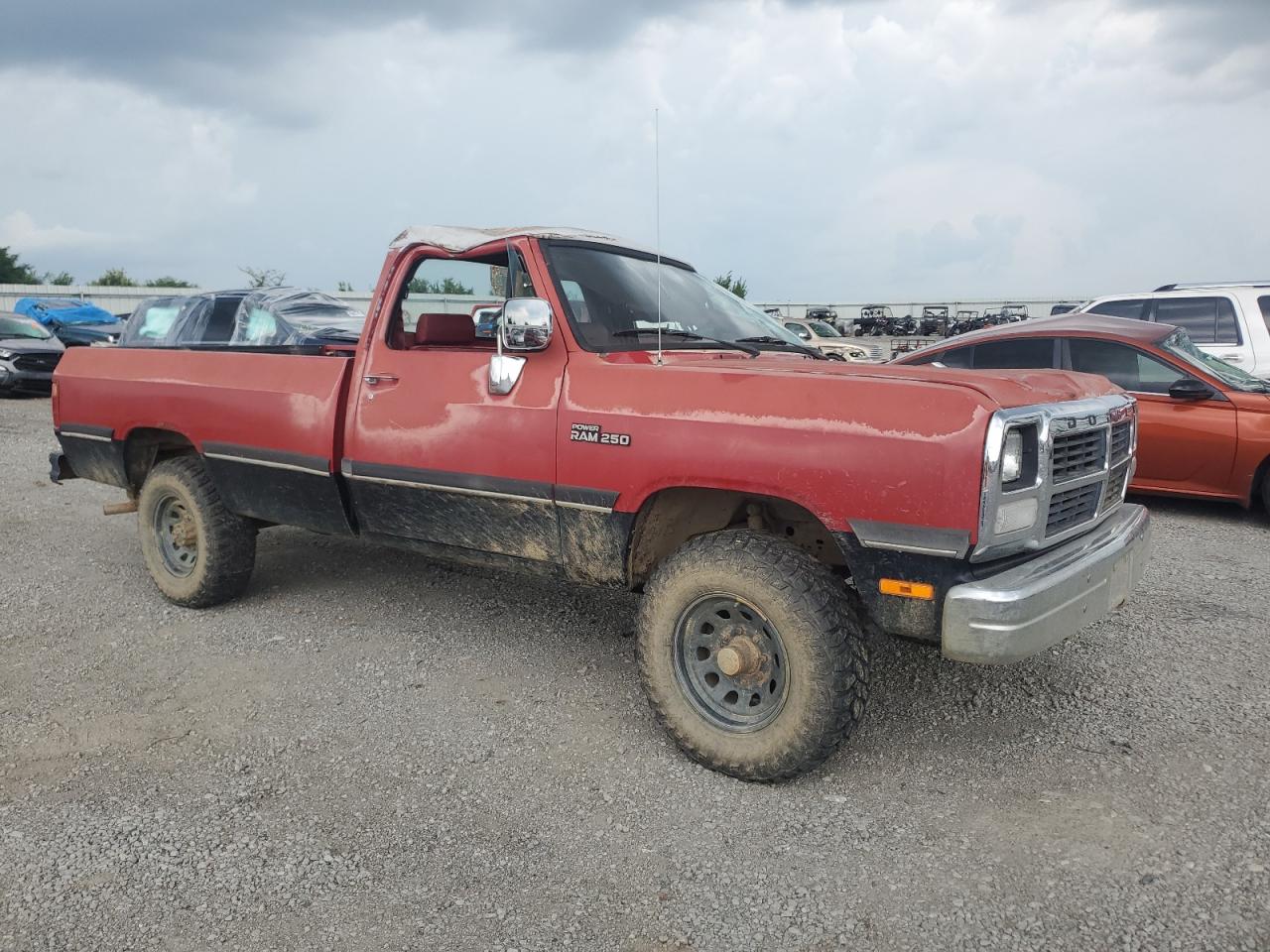 1992 Dodge W-series W200 Красный vin: 1B7KM26Z4NS505713