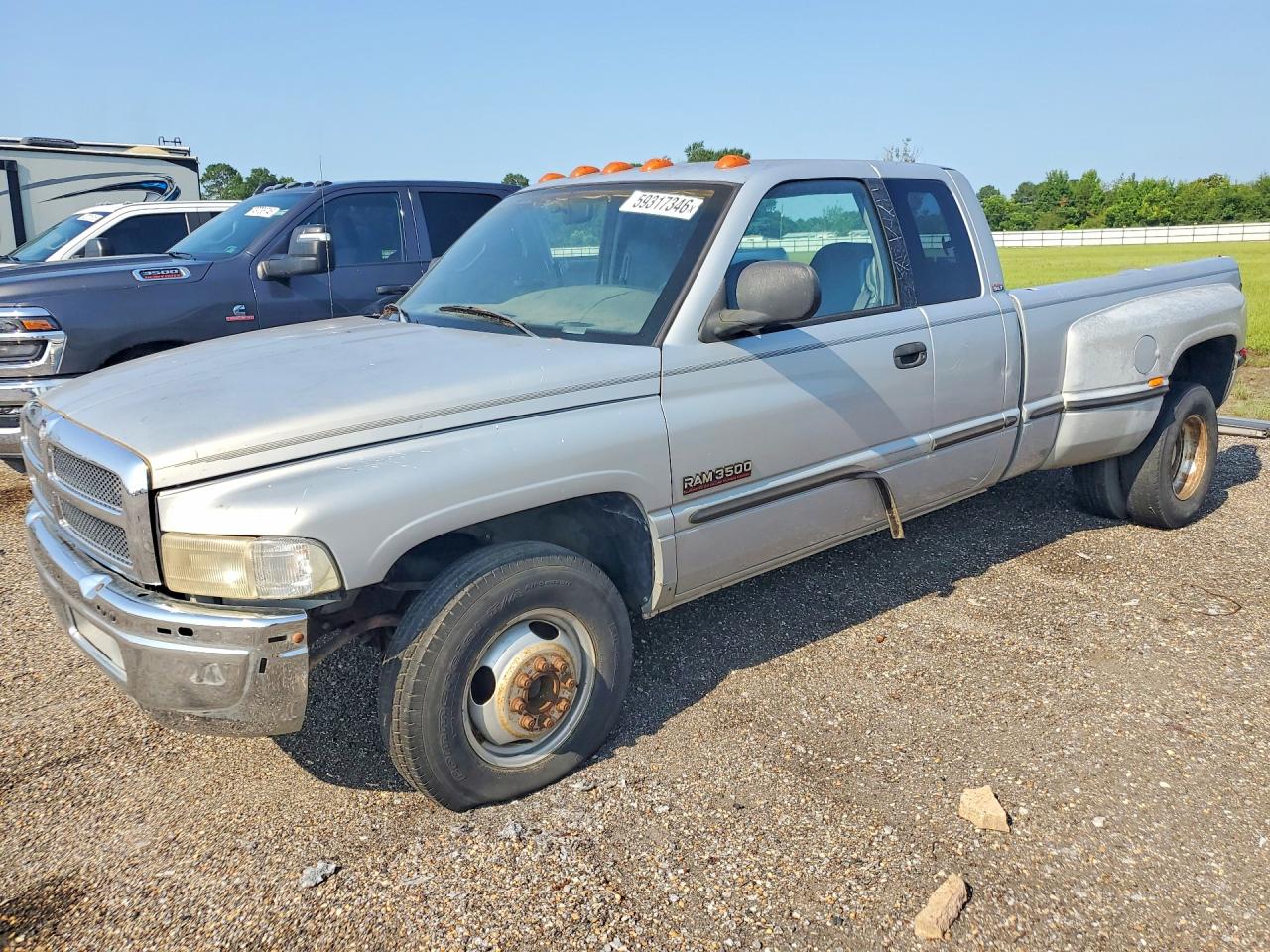 1999 Dodge Ram 3500 Silver vin: 1B7MC3363XJ620646