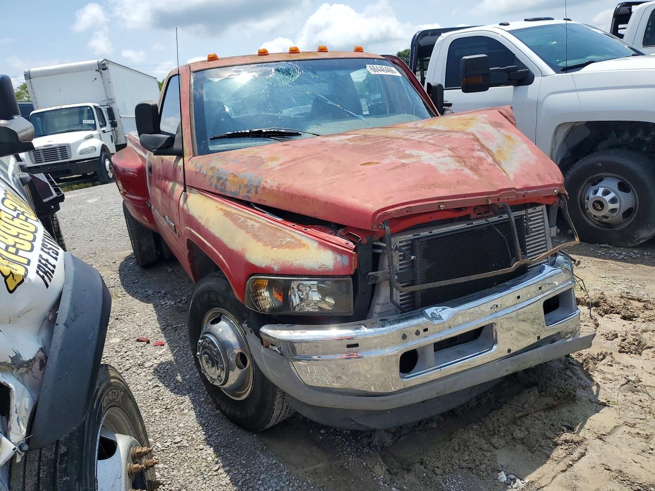 1994 Dodge Ram 3500 Red vin: 1B7MC36C6RS686722