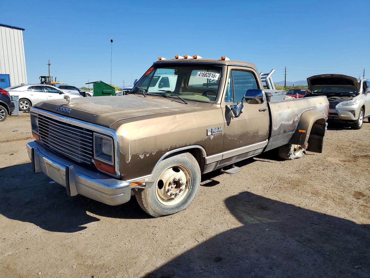1989 Dodge D-series D300 Brown vin: 1B7ME3681KS112508