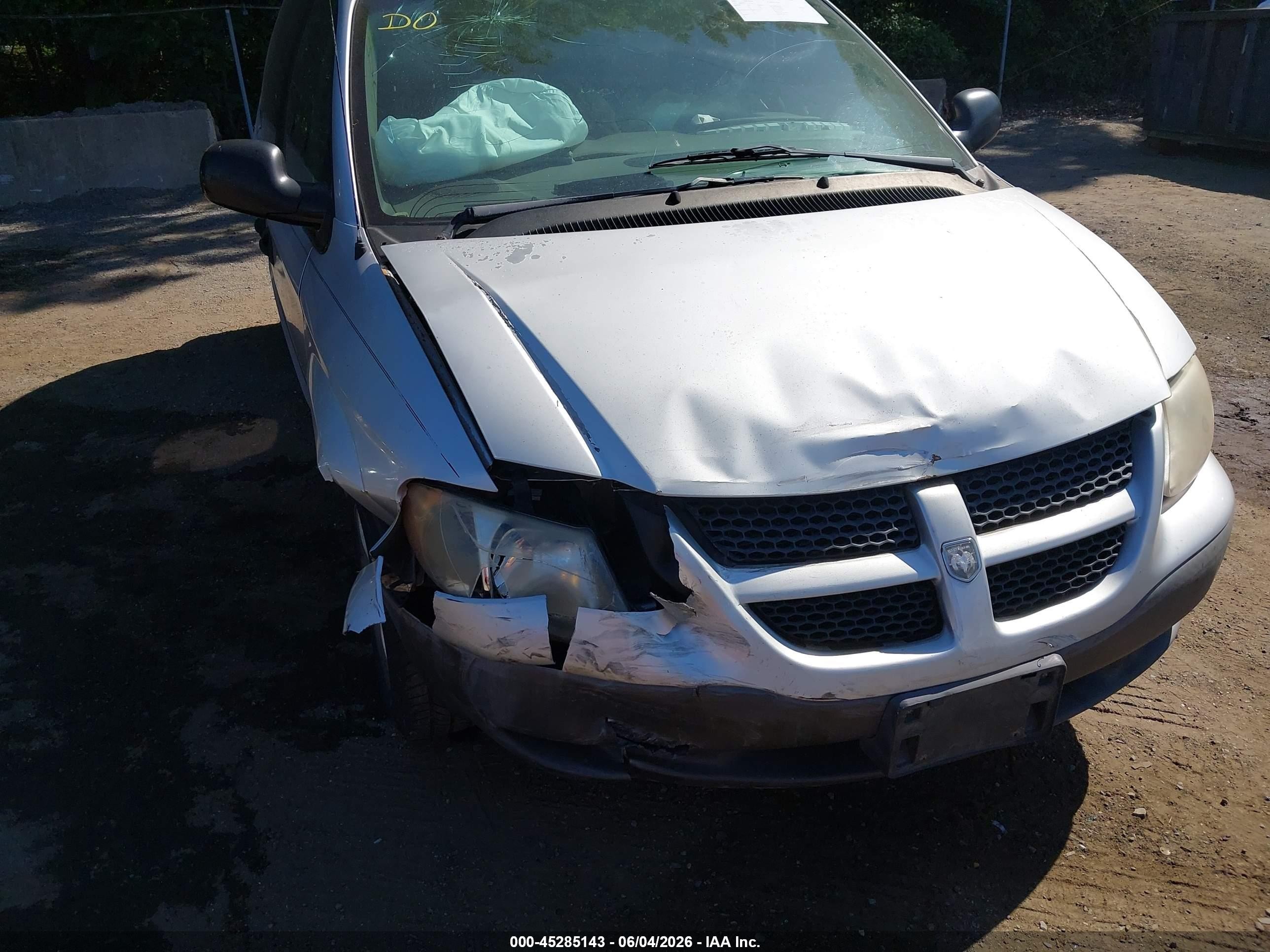 2001 Dodge Caravan Se Blue vin: 1B8GP25371B170110