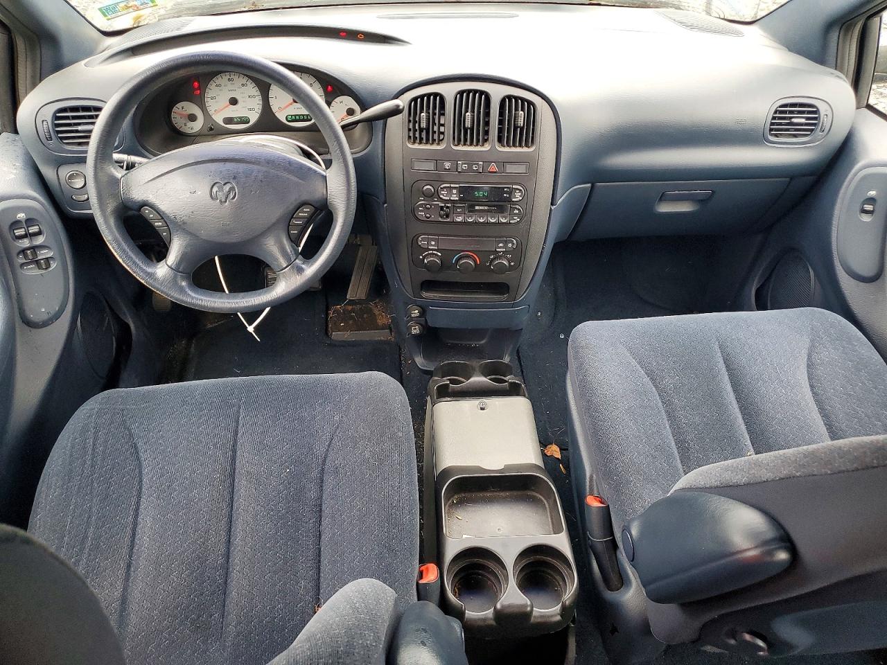 2001 Dodge Caravan Sport Синий vin: 1B8GP45381B206267