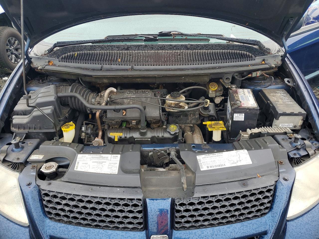 2001 Dodge Caravan Sport Синий vin: 1B8GP45381B206267