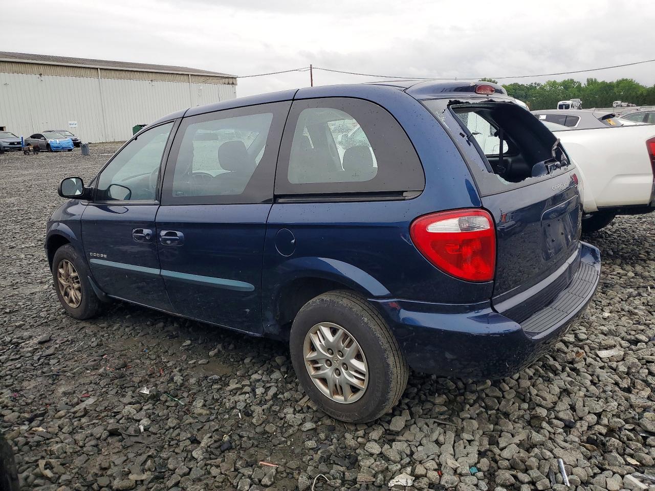 2001 Dodge Caravan Sport Синий vin: 1B8GP45381B206267