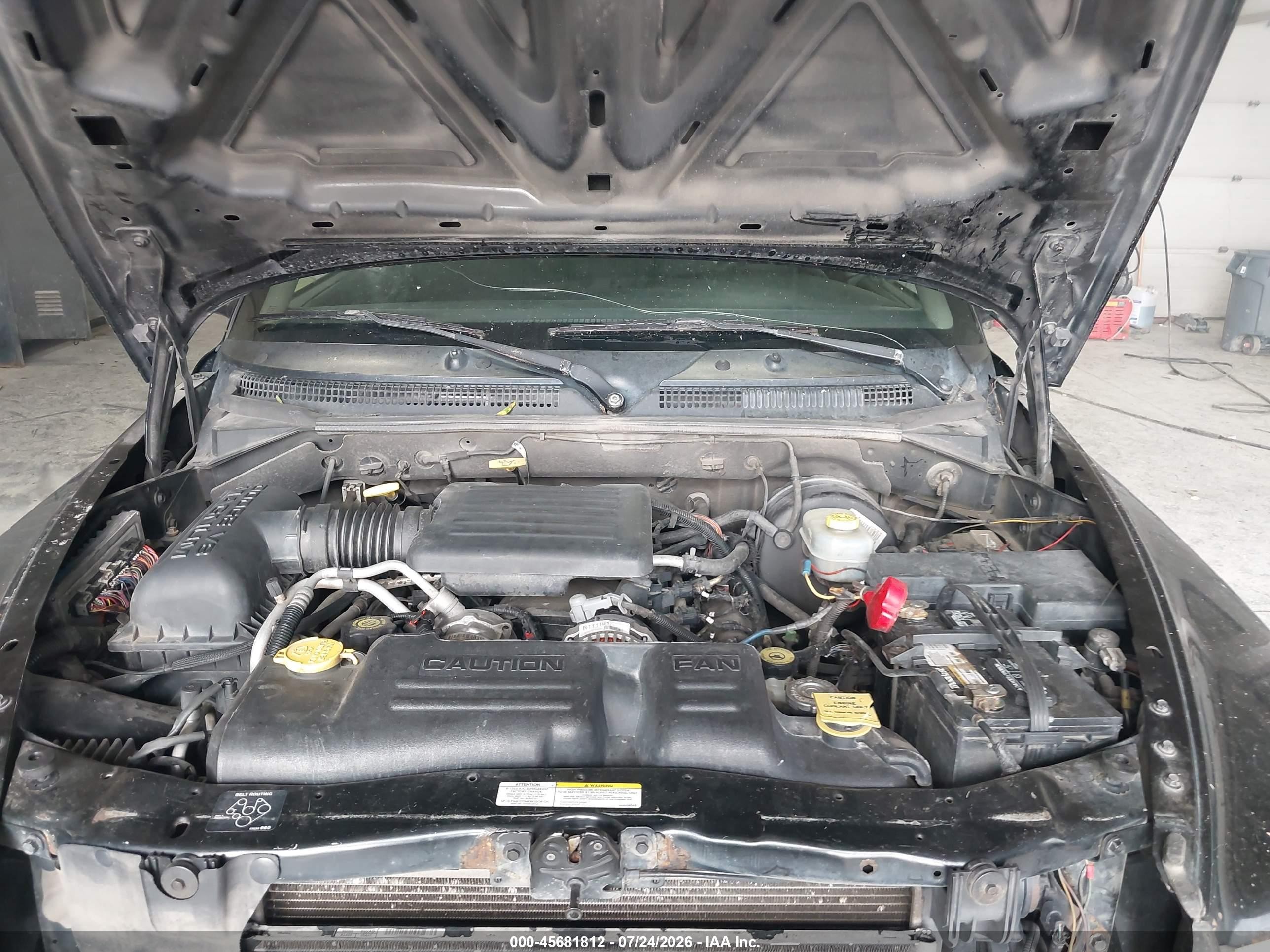 2002 Dodge Durango Sport Black vin: 1B8HS38N02F153844