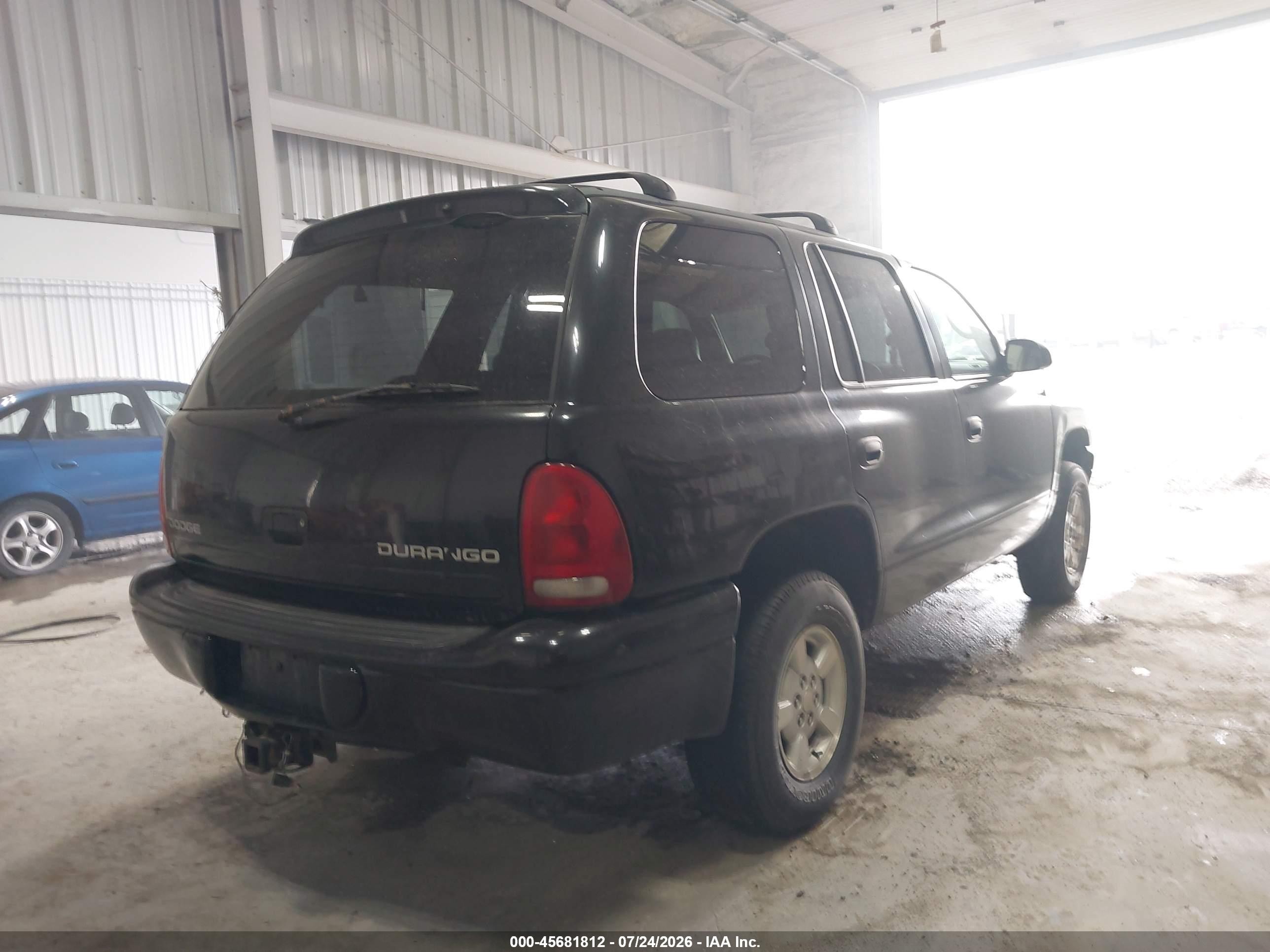2002 Dodge Durango Sport Black vin: 1B8HS38N02F153844