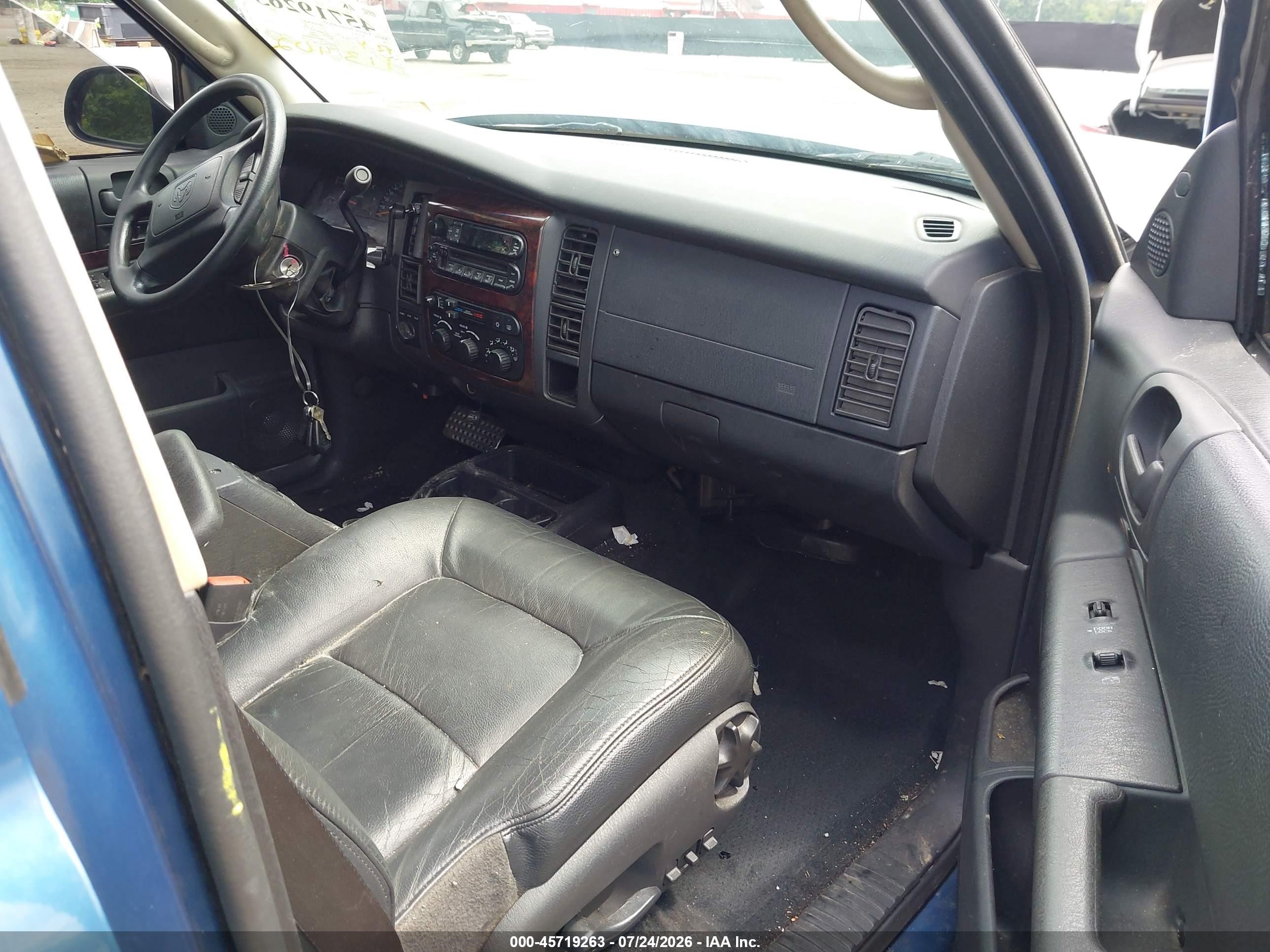 2002 Dodge Durango Slt Plus Blue vin: 1B8HS58N32F146009
