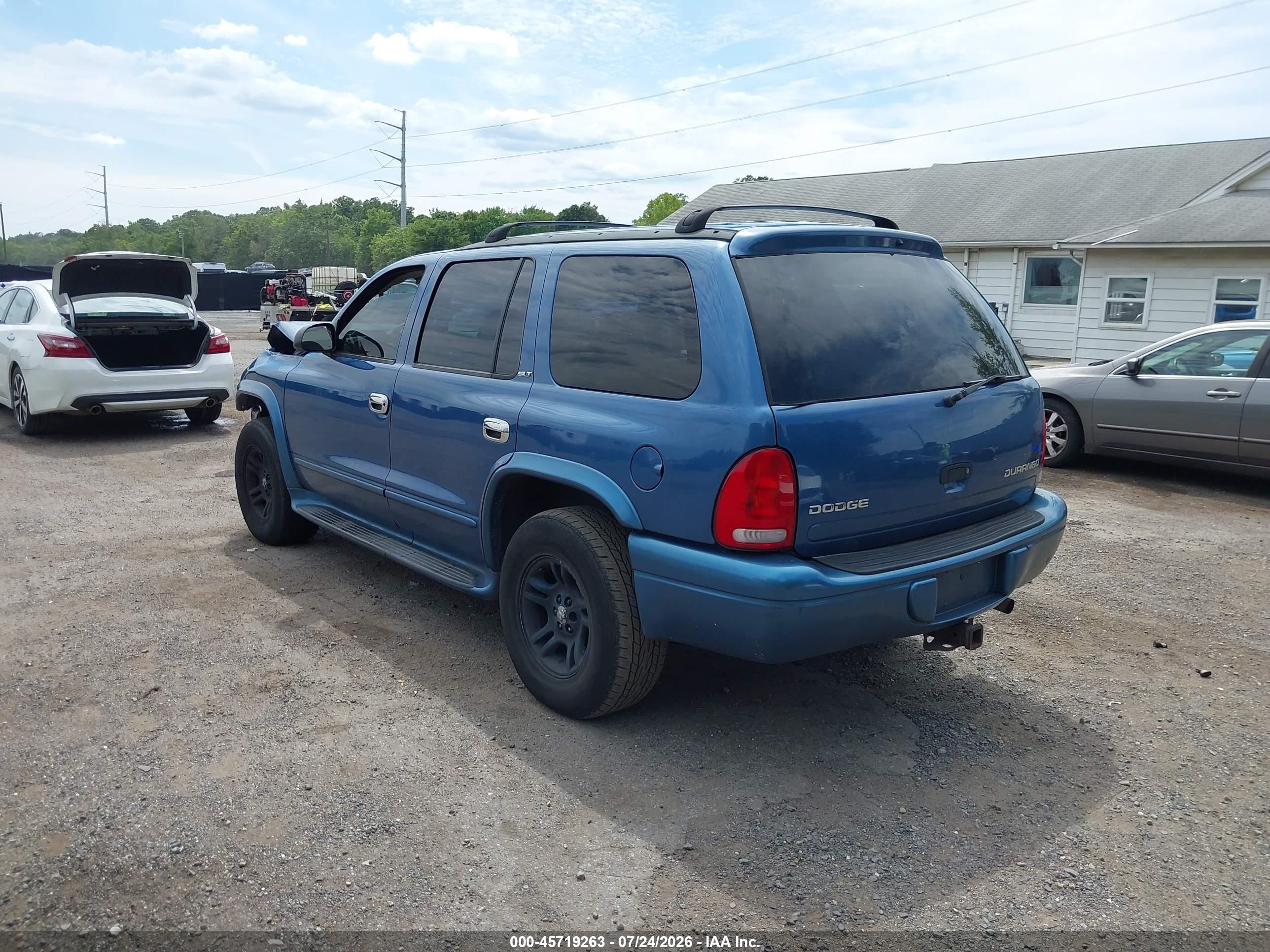 2002 Dodge Durango Slt Plus Blue vin: 1B8HS58N32F146009