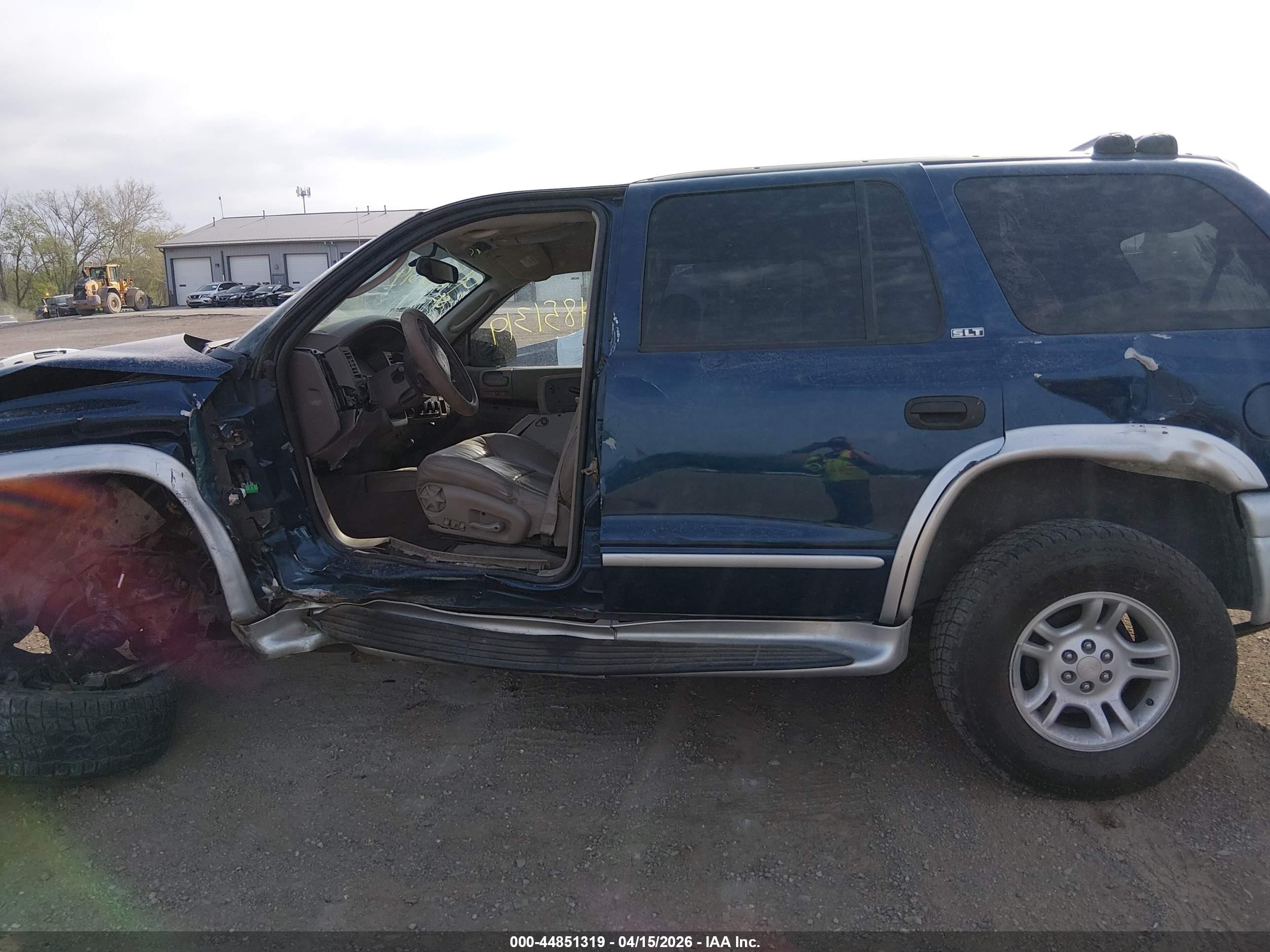 2002 Dodge Durango Slt Plus Blue vin: 1B8HS58N82F176526