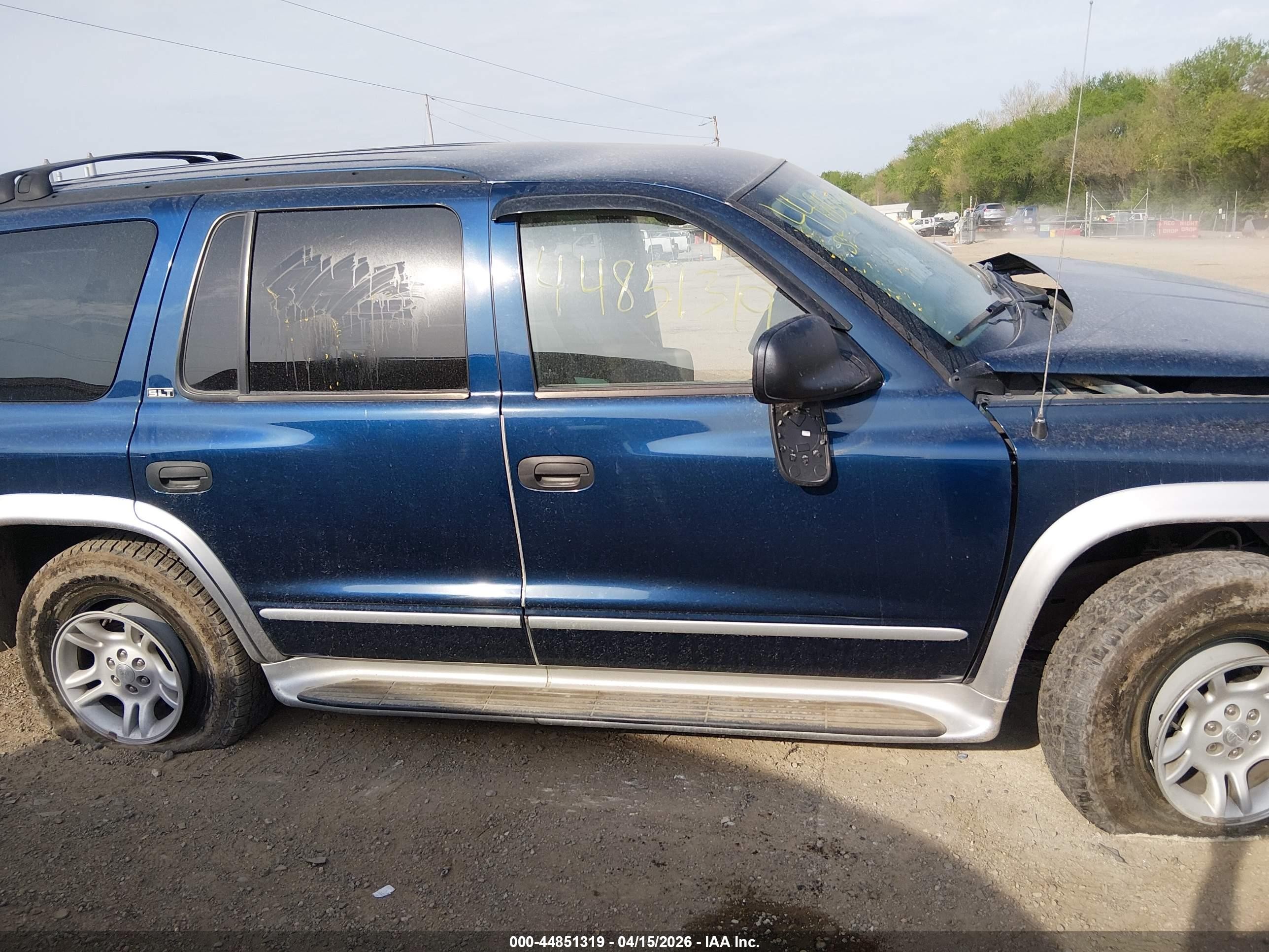 2002 Dodge Durango Slt Plus Blue vin: 1B8HS58N82F176526