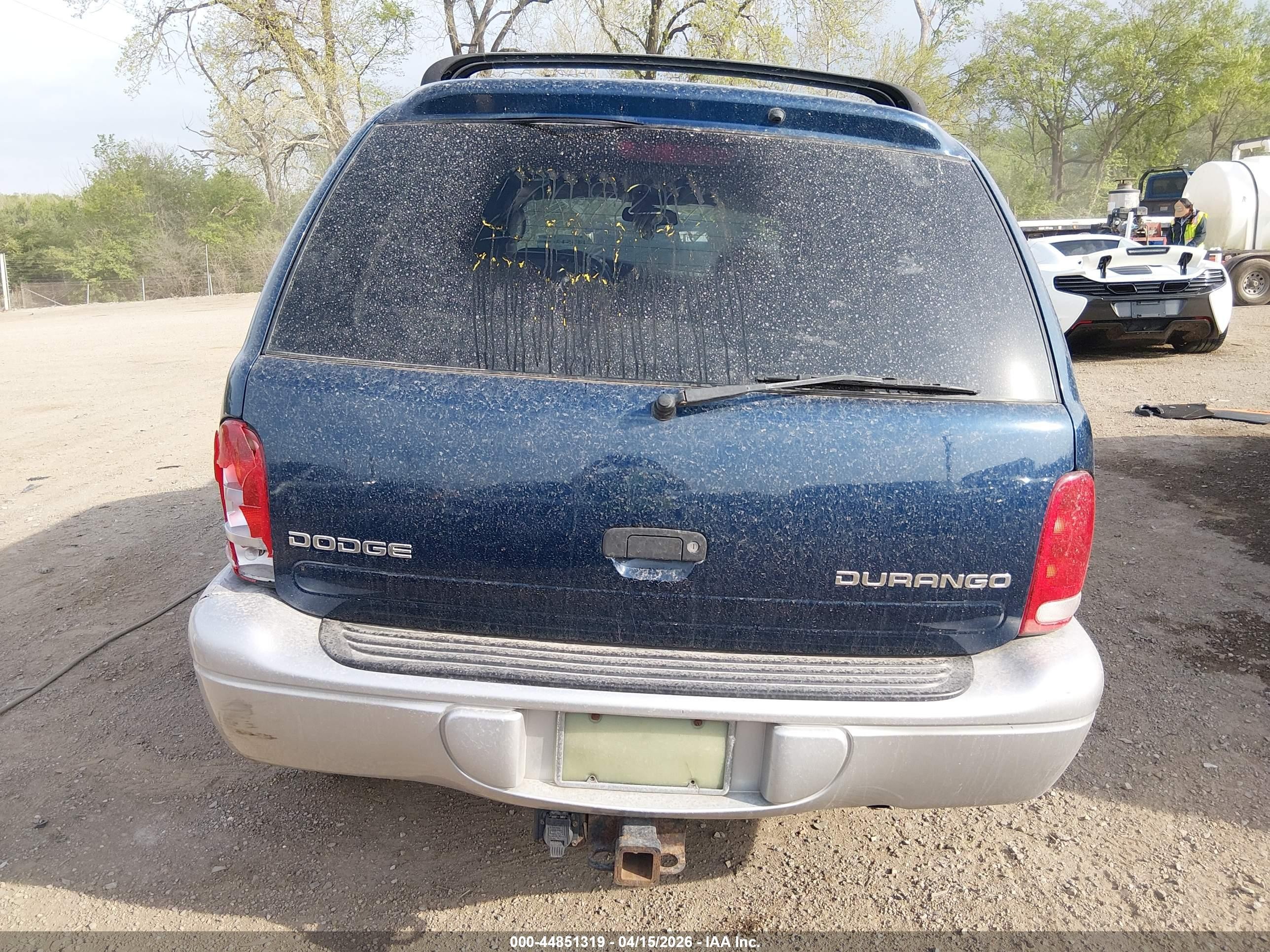 2002 Dodge Durango Slt Plus Blue vin: 1B8HS58N82F176526