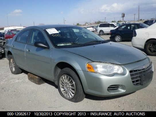 2005 Chrysler Sebring Sedan vin: 1C3AL46J65N584552
