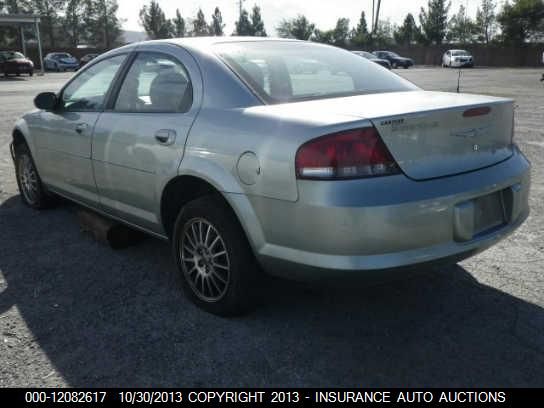 2005 Chrysler Sebring Sedan vin: 1C3AL46J65N584552