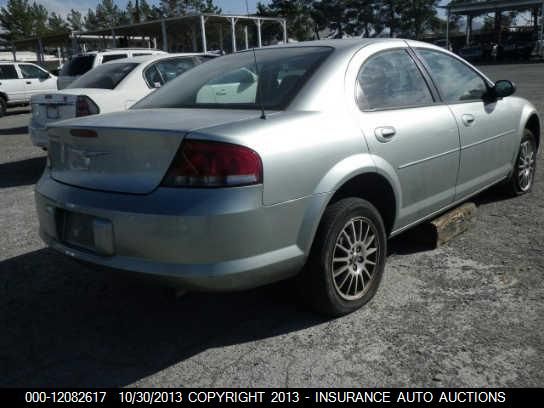 2005 Chrysler Sebring Sedan vin: 1C3AL46J65N584552
