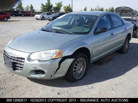 2005 Chrysler Sebring Sedan vin: 1C3AL46J65N584552