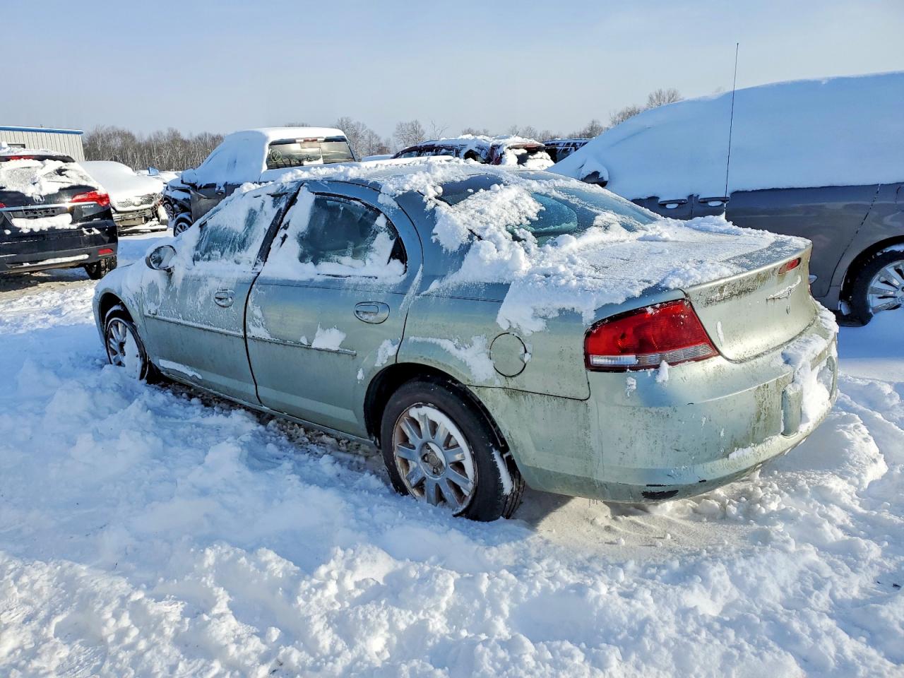 2006 Chrysler Sebring Зеленый vin: 1C3AL56R26N157799