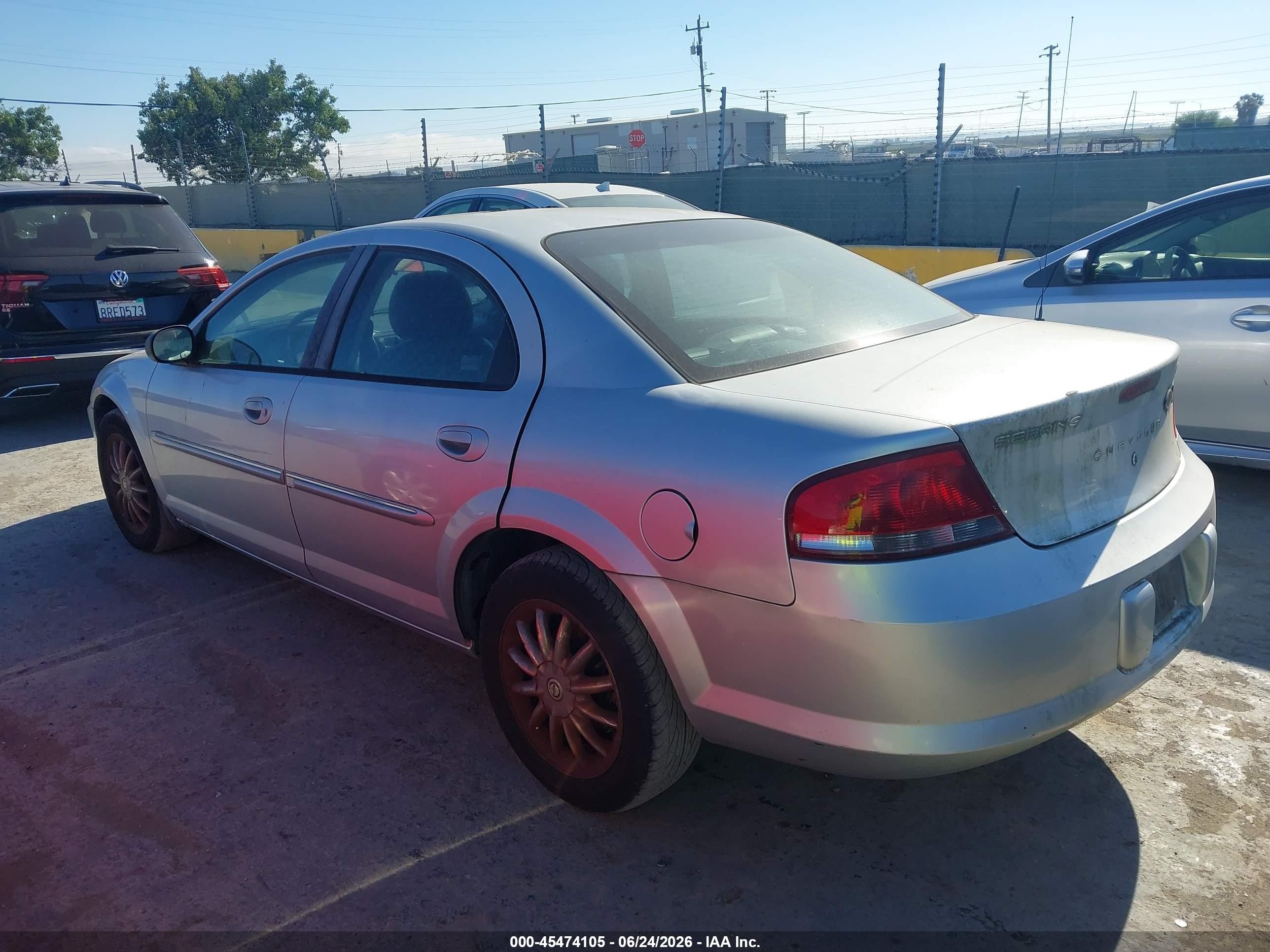2002 Chrysler Sebring Lxi Gray vin: 1C3AL56R72N188525