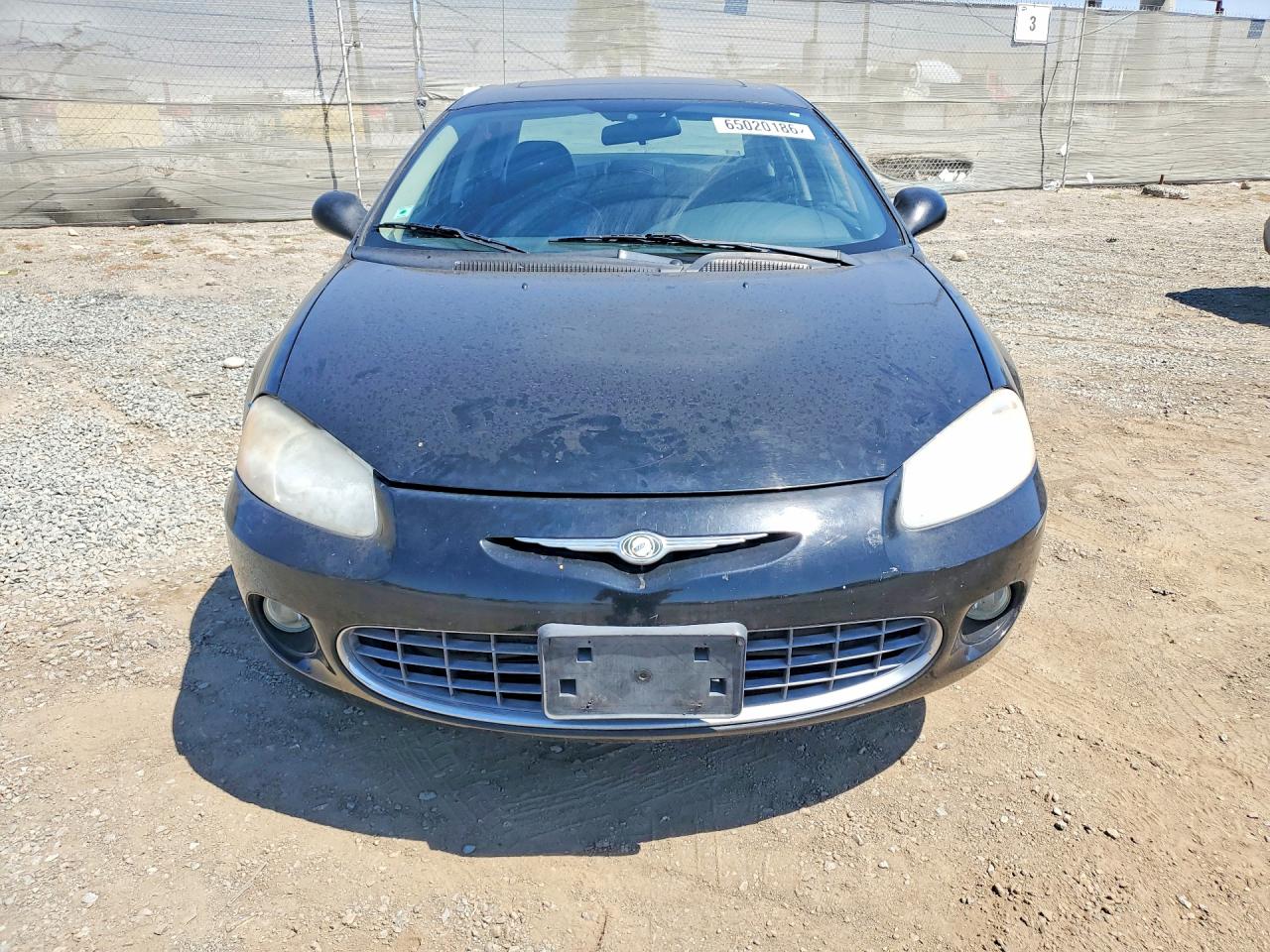 2002 Chrysler Sebring Lxi Black vin: 1C3AL56R82N169417