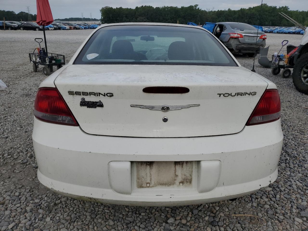 2006 Chrysler Sebring Touring White vin: 1C3AL56T66N167974