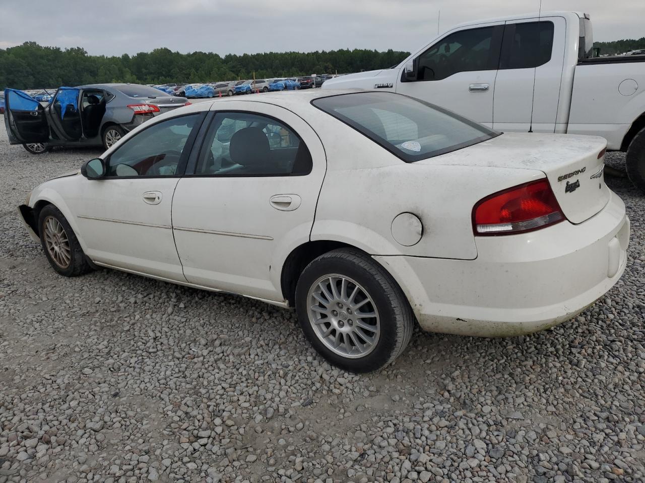 2006 Chrysler Sebring Touring White vin: 1C3AL56T66N167974