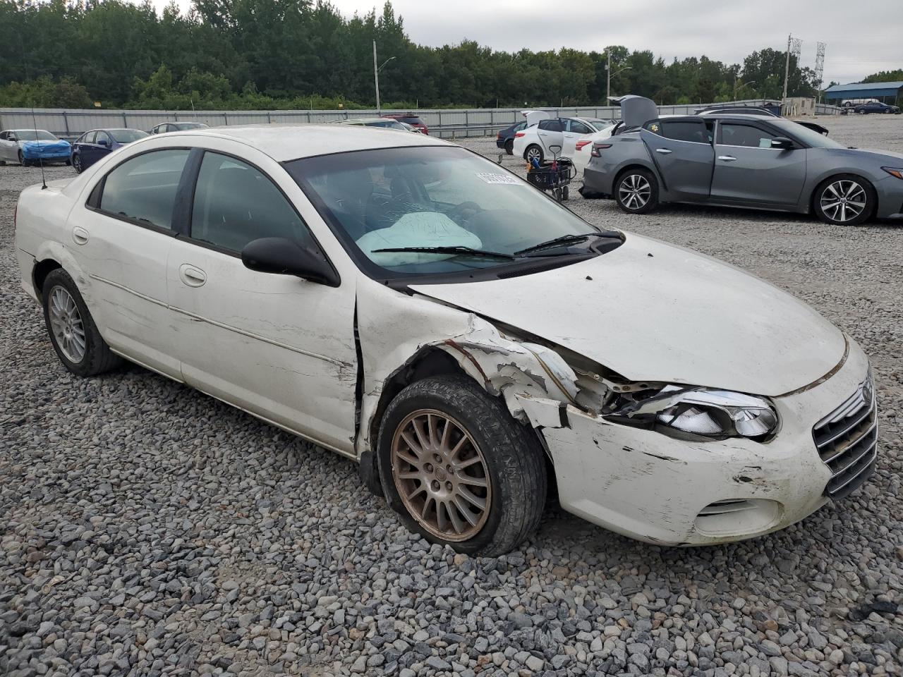2006 Chrysler Sebring Touring White vin: 1C3AL56T66N167974