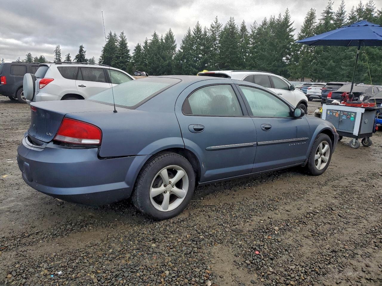 2001 Chrysler Sebring Lxi Blue vin: 1C3AL56U01N676976