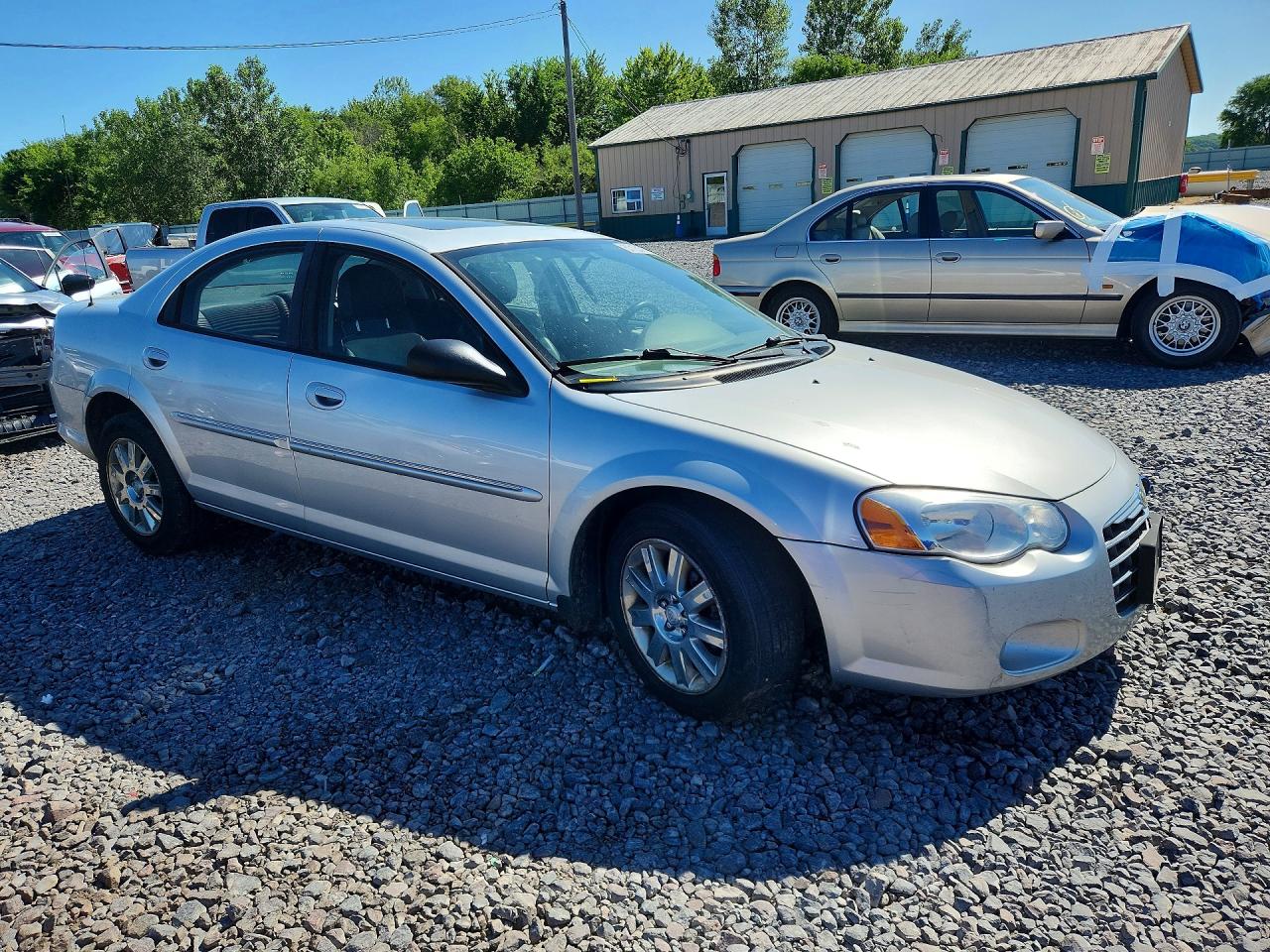 2005 Chrysler Sebring Limited Серебряный vin: 1C3AL66RX5N707948