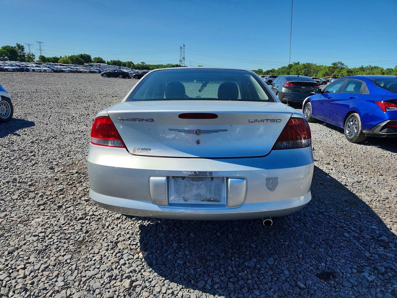 2005 Chrysler Sebring Limited Серебряный vin: 1C3AL66RX5N707948