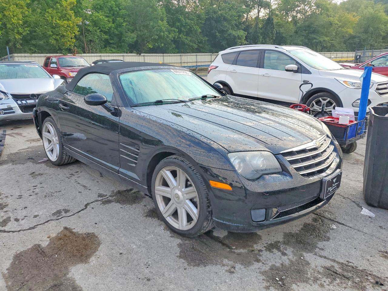 2005 Chrysler Crossfire Черный vin: 1C3AN55L65X039376