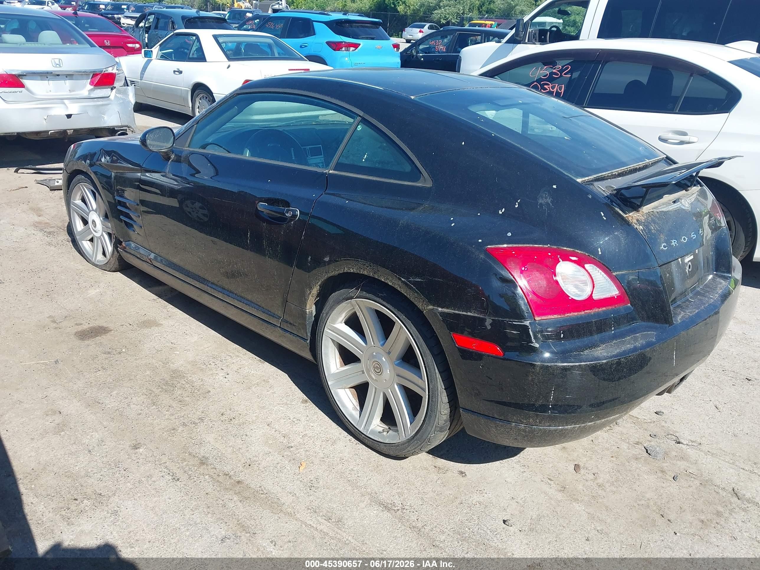 2005 Chrysler Crossfire Black vin: 1C3AN59L95X057591