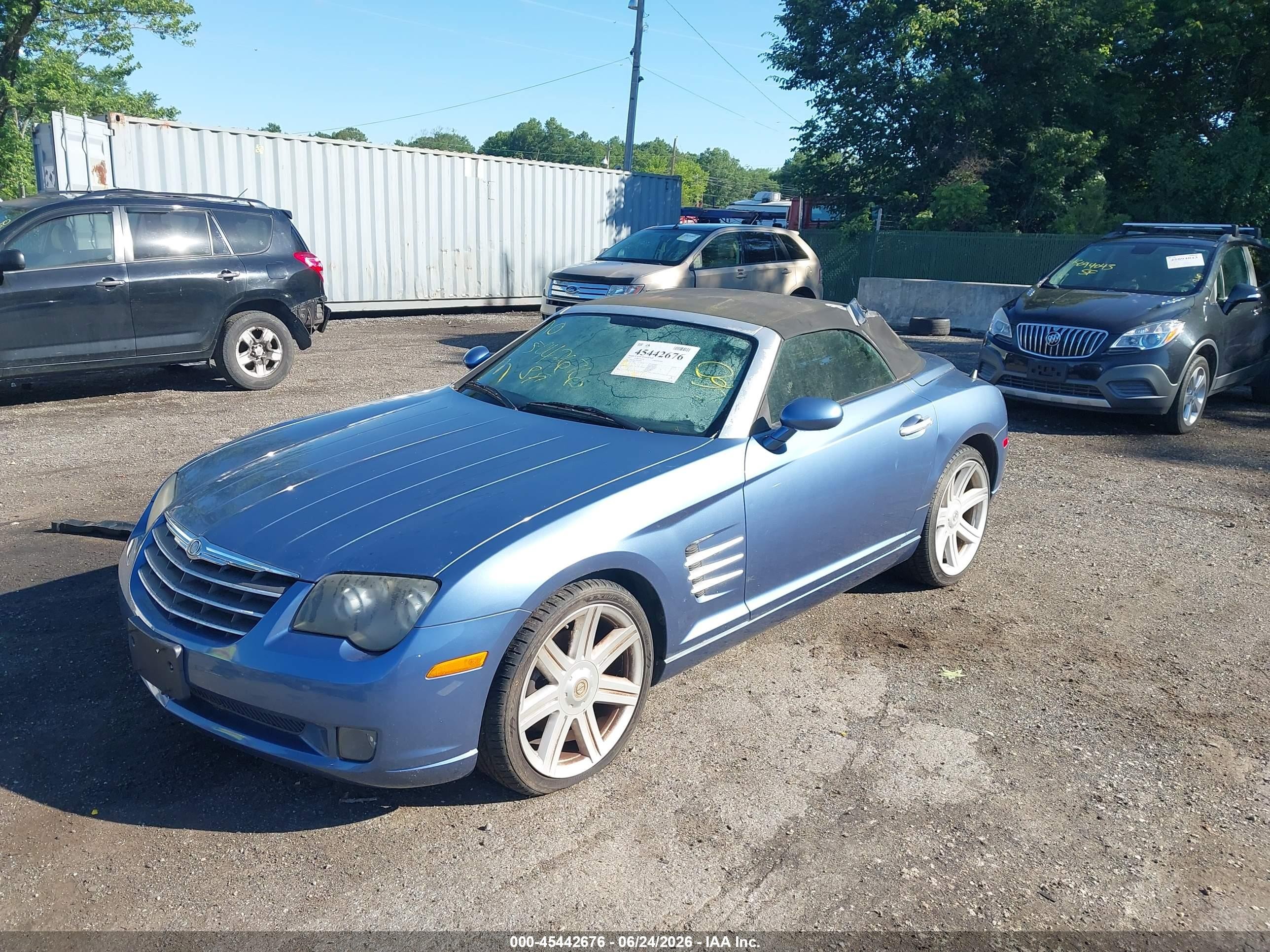 2005 Chrysler Crossfire Limited Blue vin: 1C3AN65L05X033899