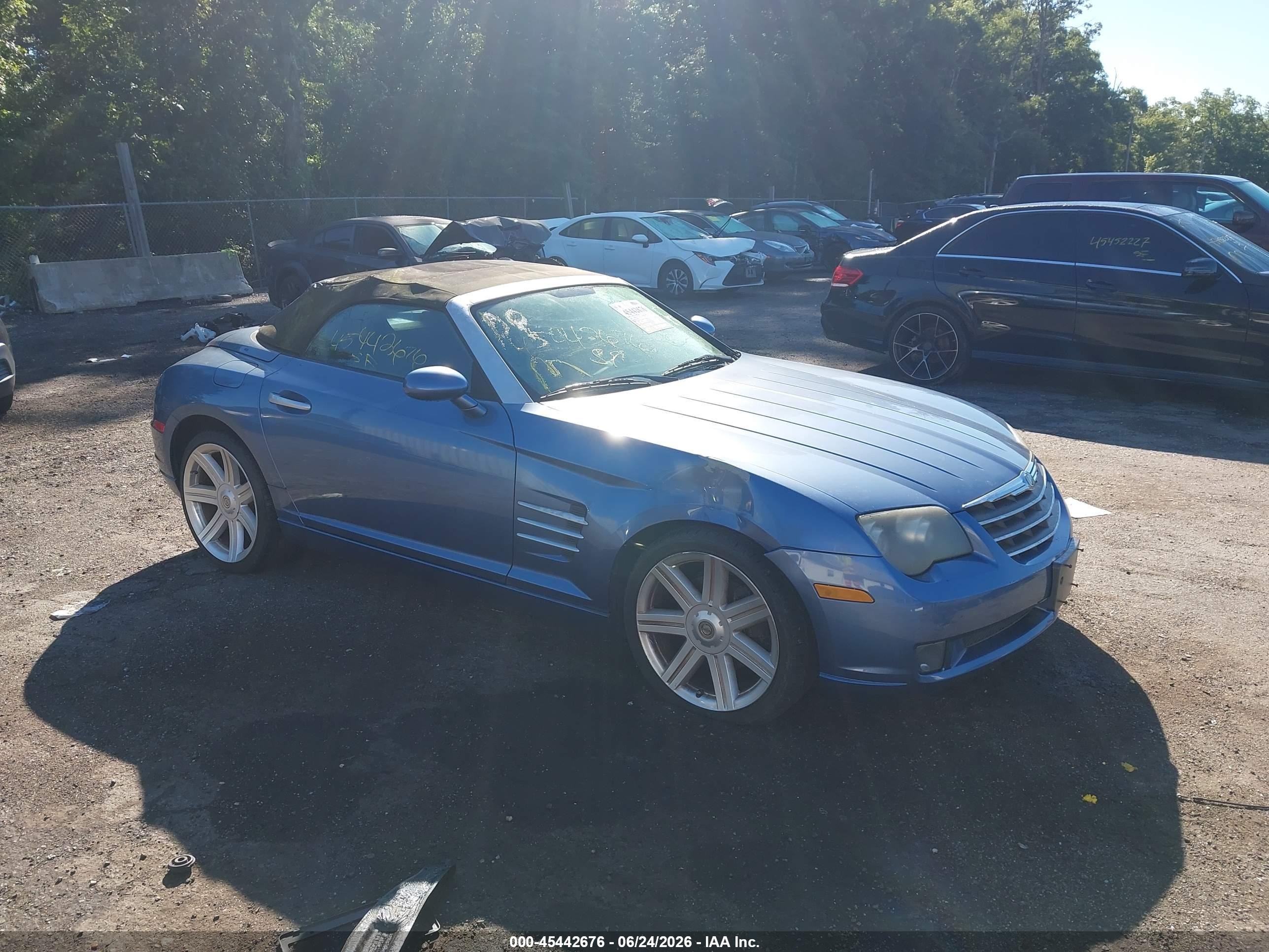 2005 Chrysler Crossfire Limited Blue vin: 1C3AN65L05X033899