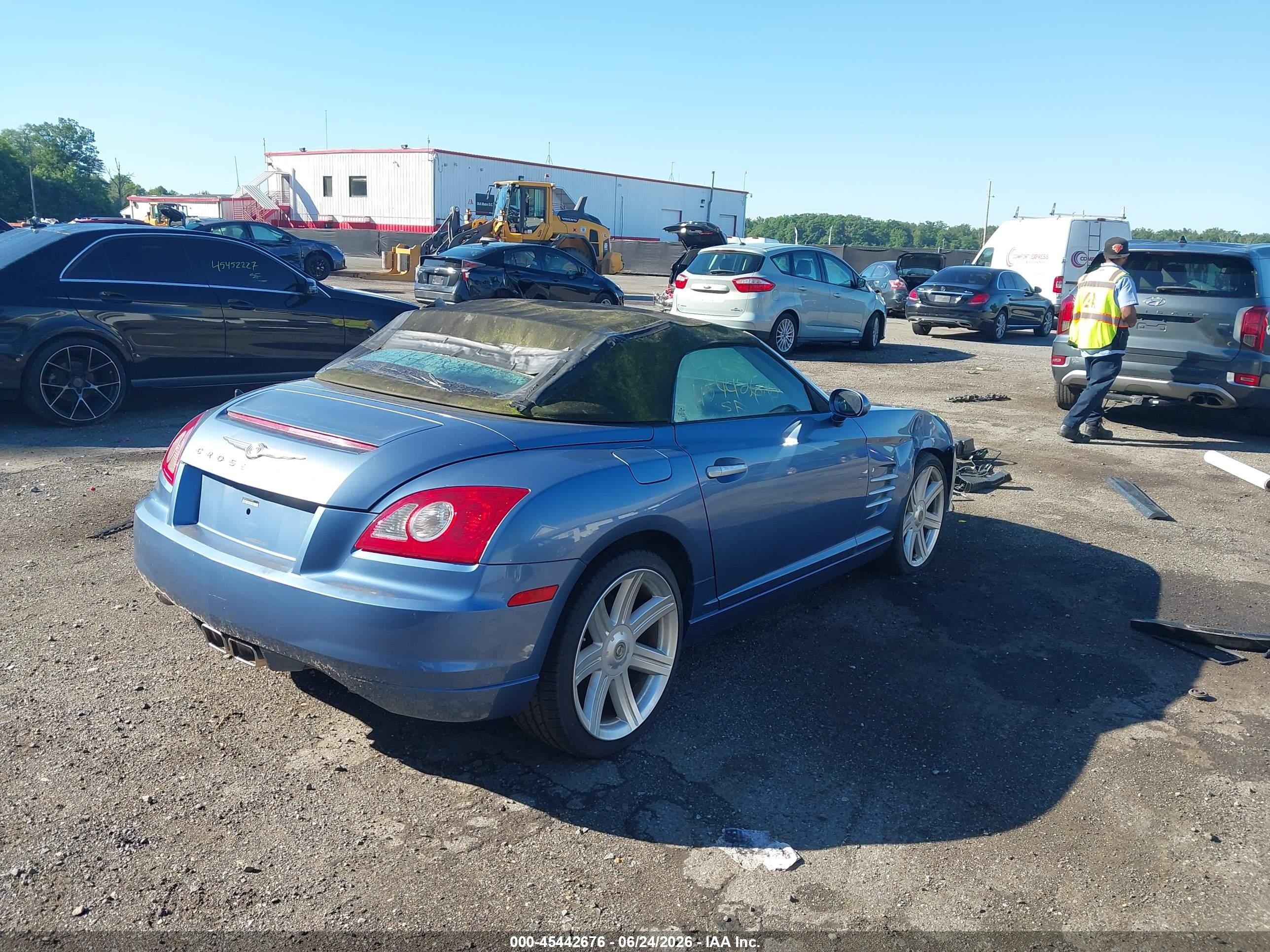 2005 Chrysler Crossfire Limited Blue vin: 1C3AN65L05X033899