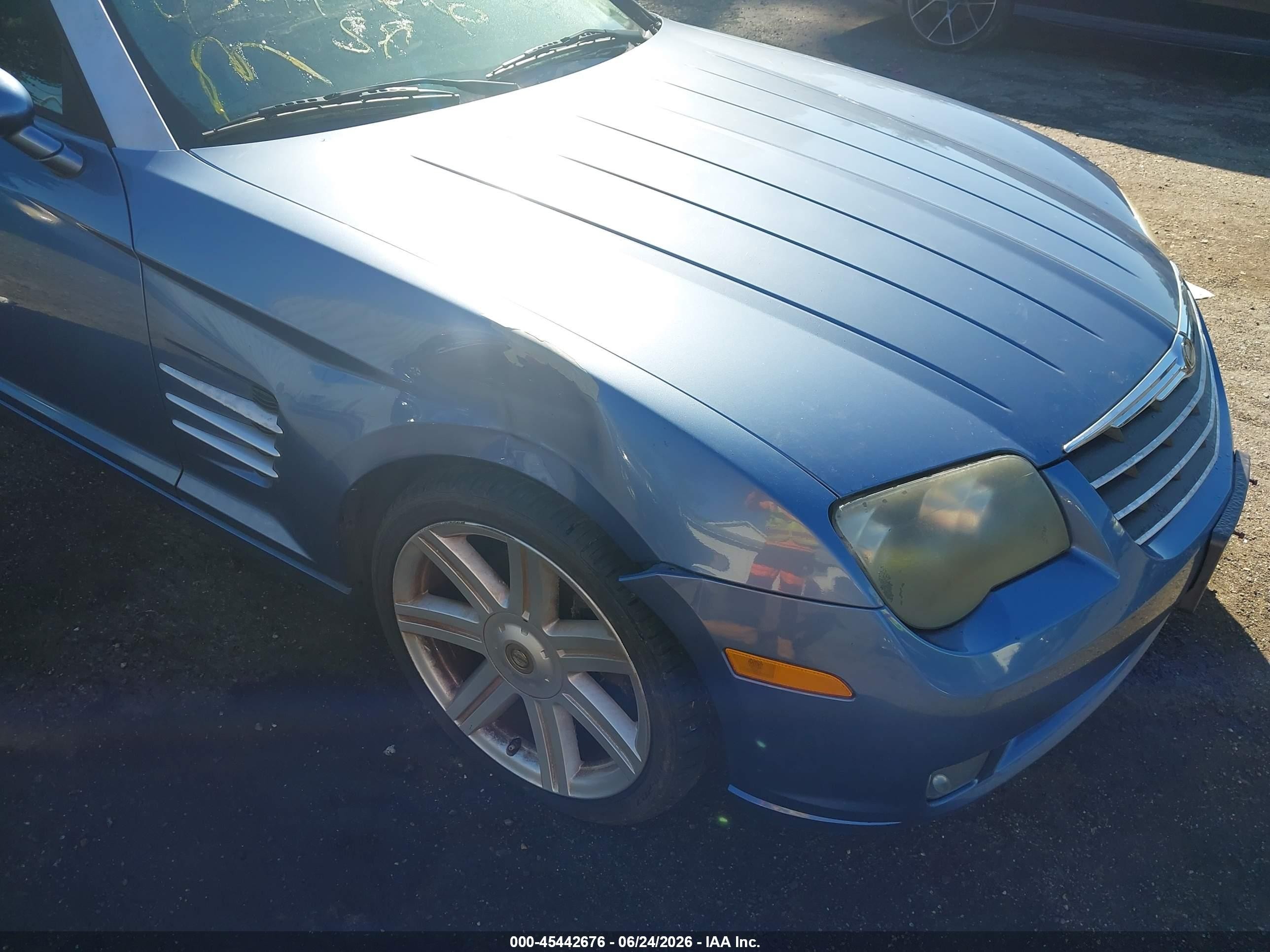 2005 Chrysler Crossfire Limited Blue vin: 1C3AN65L05X033899