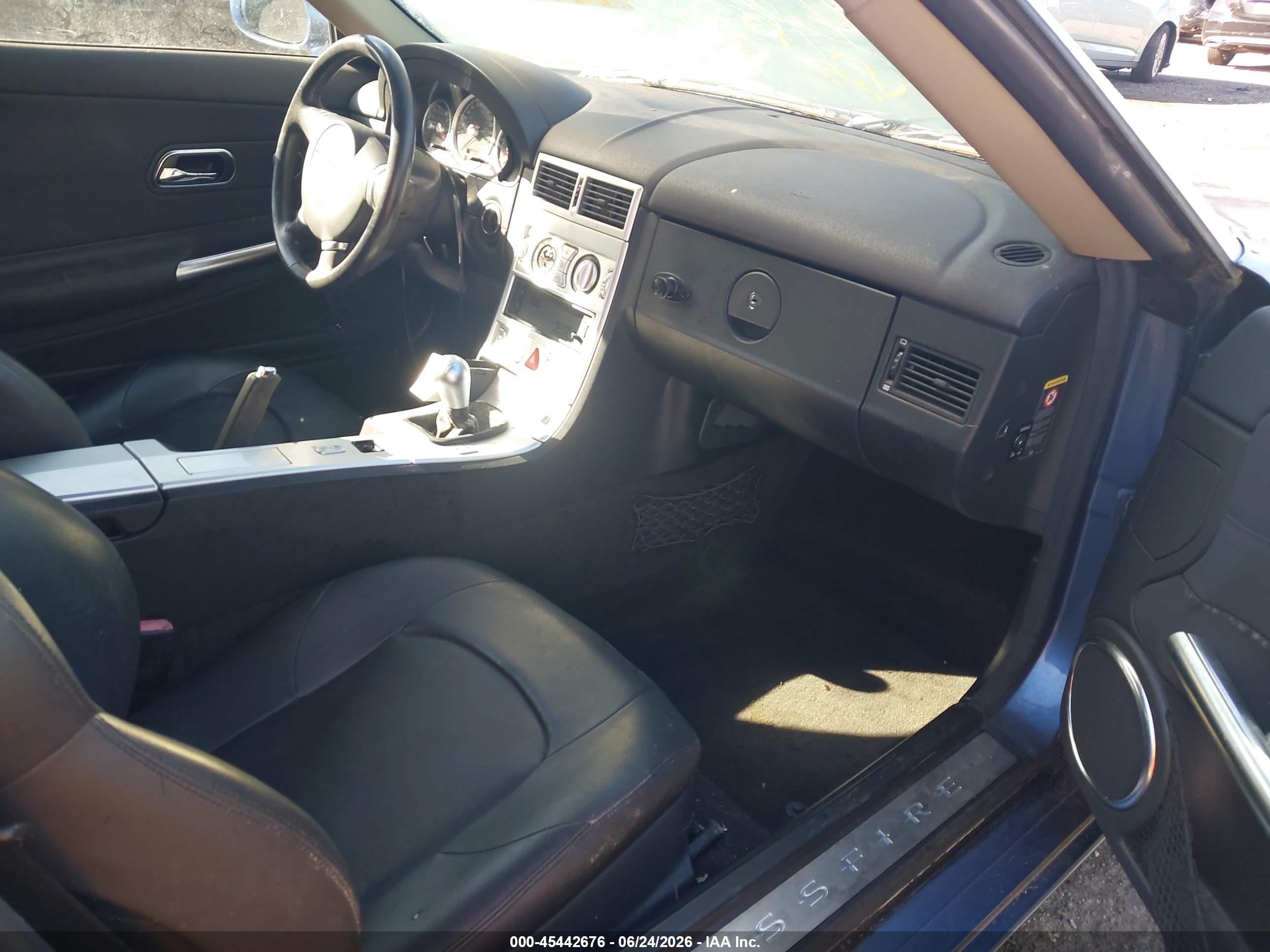 2005 Chrysler Crossfire Limited Blue vin: 1C3AN65L05X033899