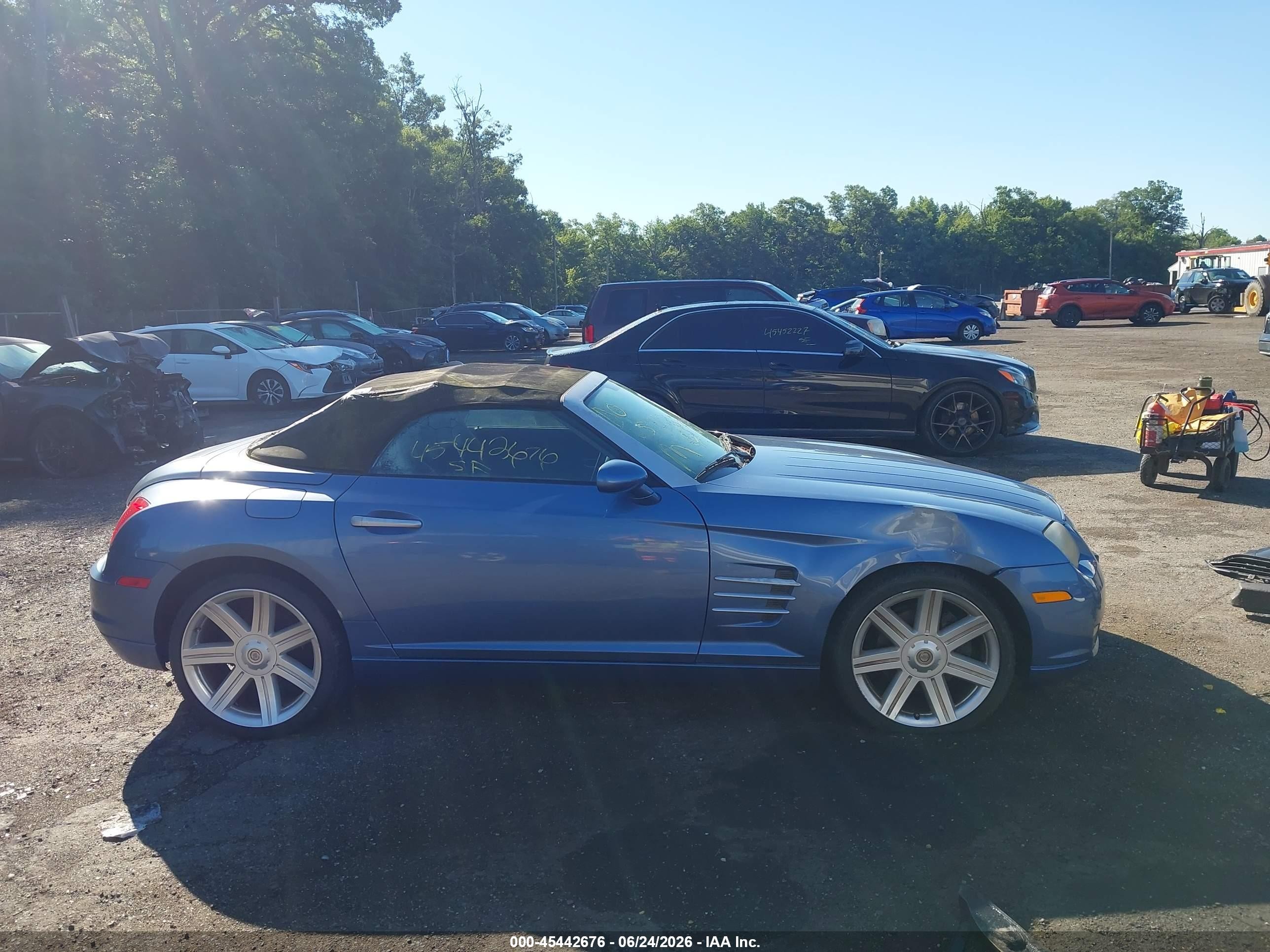 2005 Chrysler Crossfire Limited Blue vin: 1C3AN65L05X033899