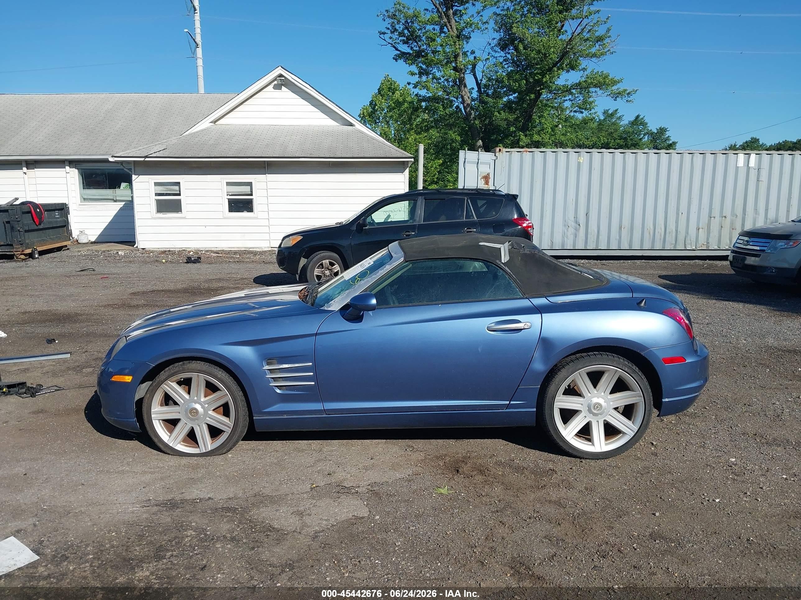 2005 Chrysler Crossfire Limited Blue vin: 1C3AN65L05X033899