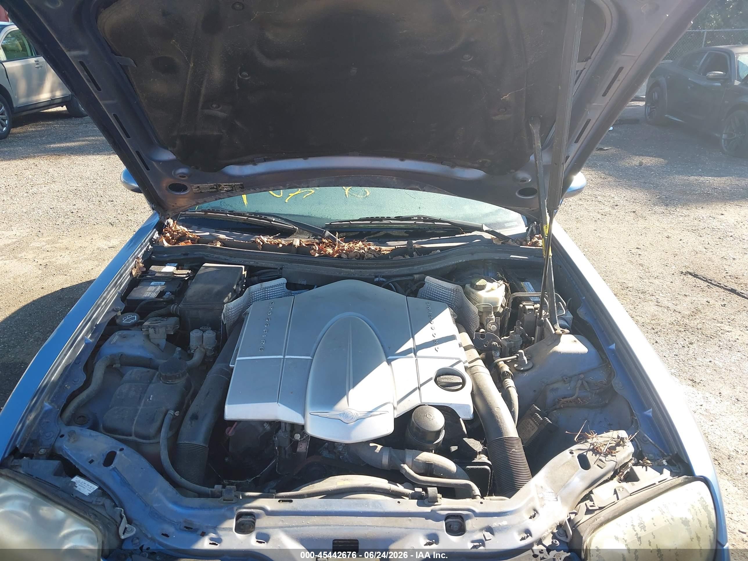 2005 Chrysler Crossfire Limited Blue vin: 1C3AN65L05X033899