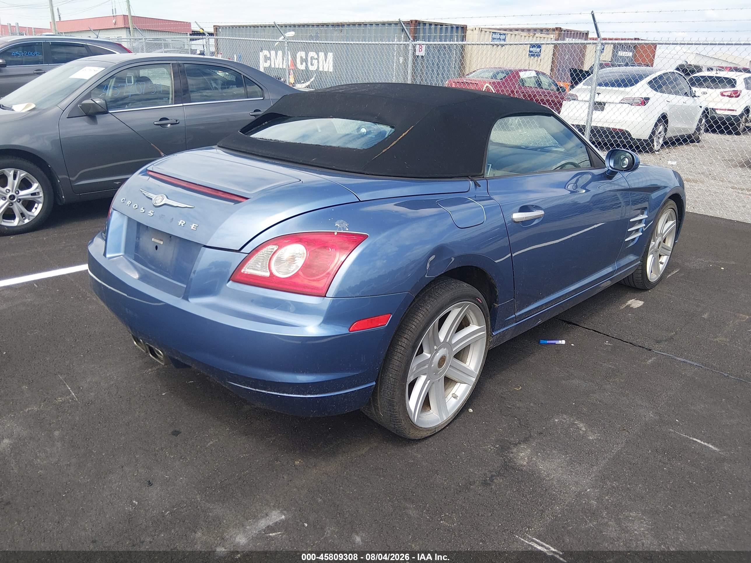 2005 Chrysler Crossfire Limited Синий vin: 1C3AN65L15X032082