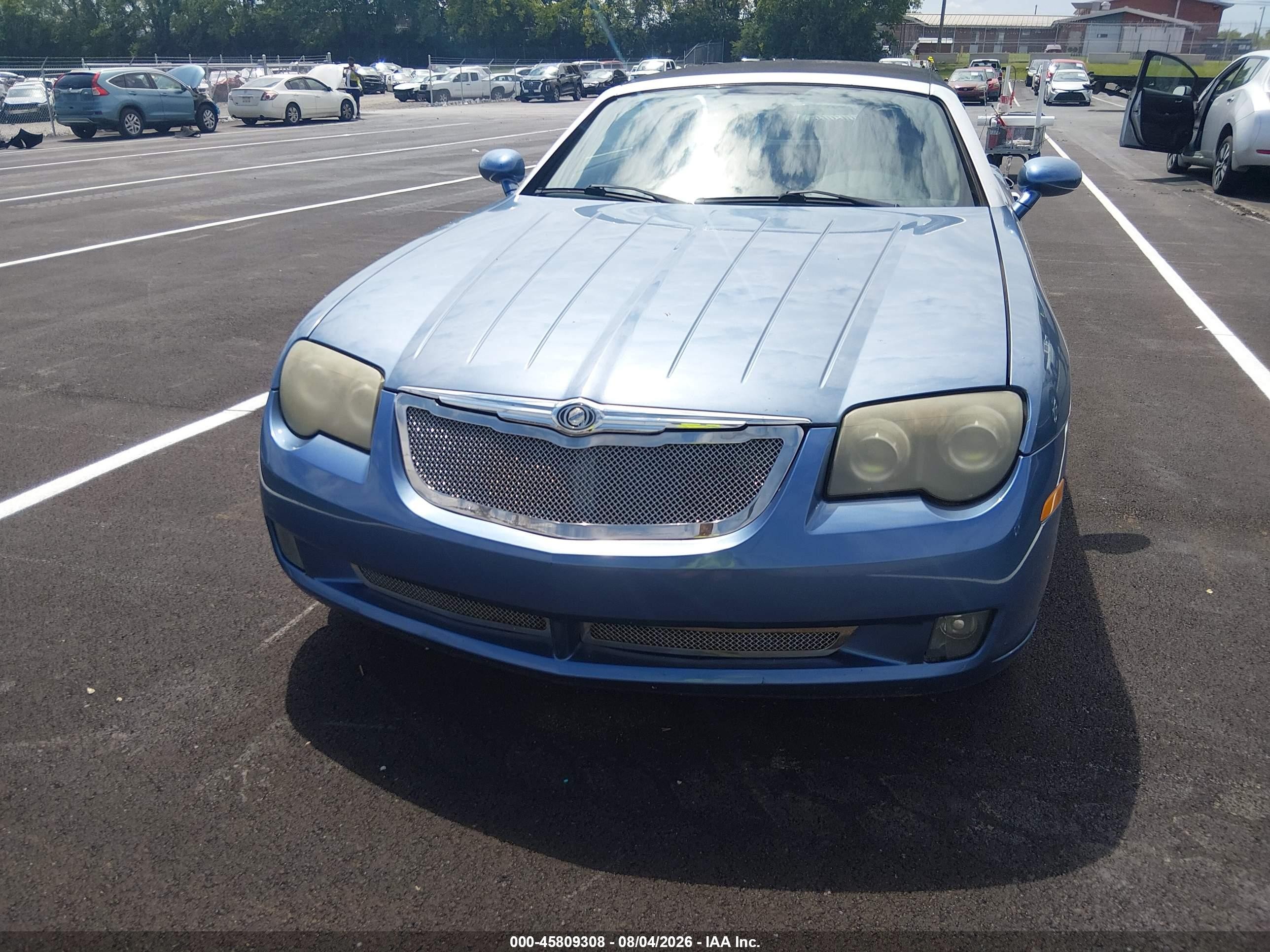 2005 Chrysler Crossfire Limited Синий vin: 1C3AN65L15X032082