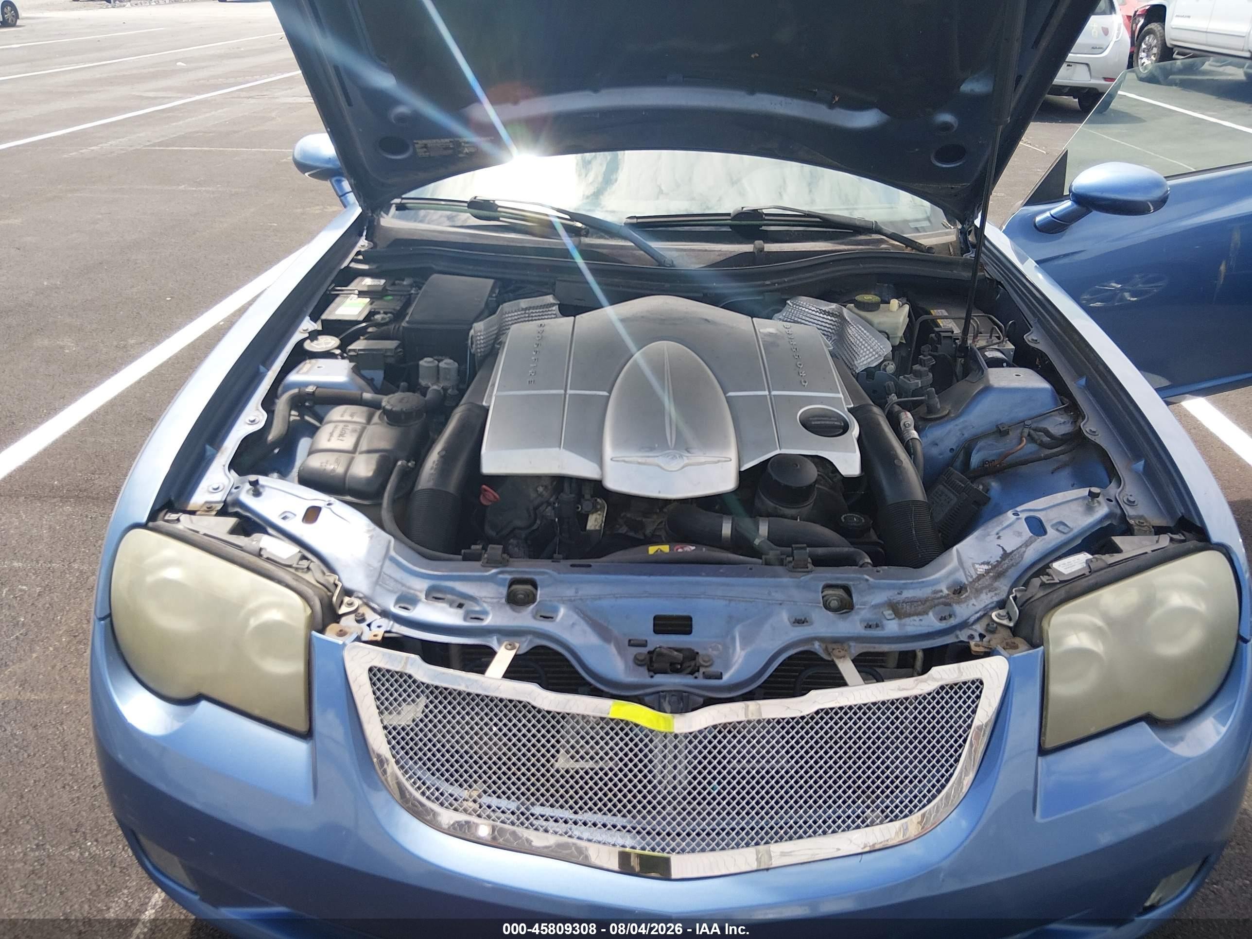 2005 Chrysler Crossfire Limited Синий vin: 1C3AN65L15X032082
