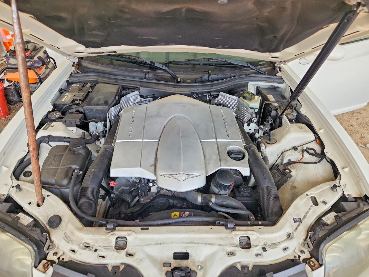 2005 Chrysler Crossfire Limited Белый vin: 1C3AN65L15X037802