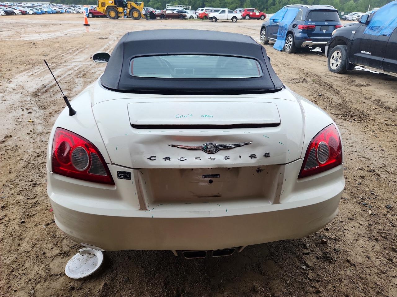 2005 Chrysler Crossfire Limited Белый vin: 1C3AN65L15X037802