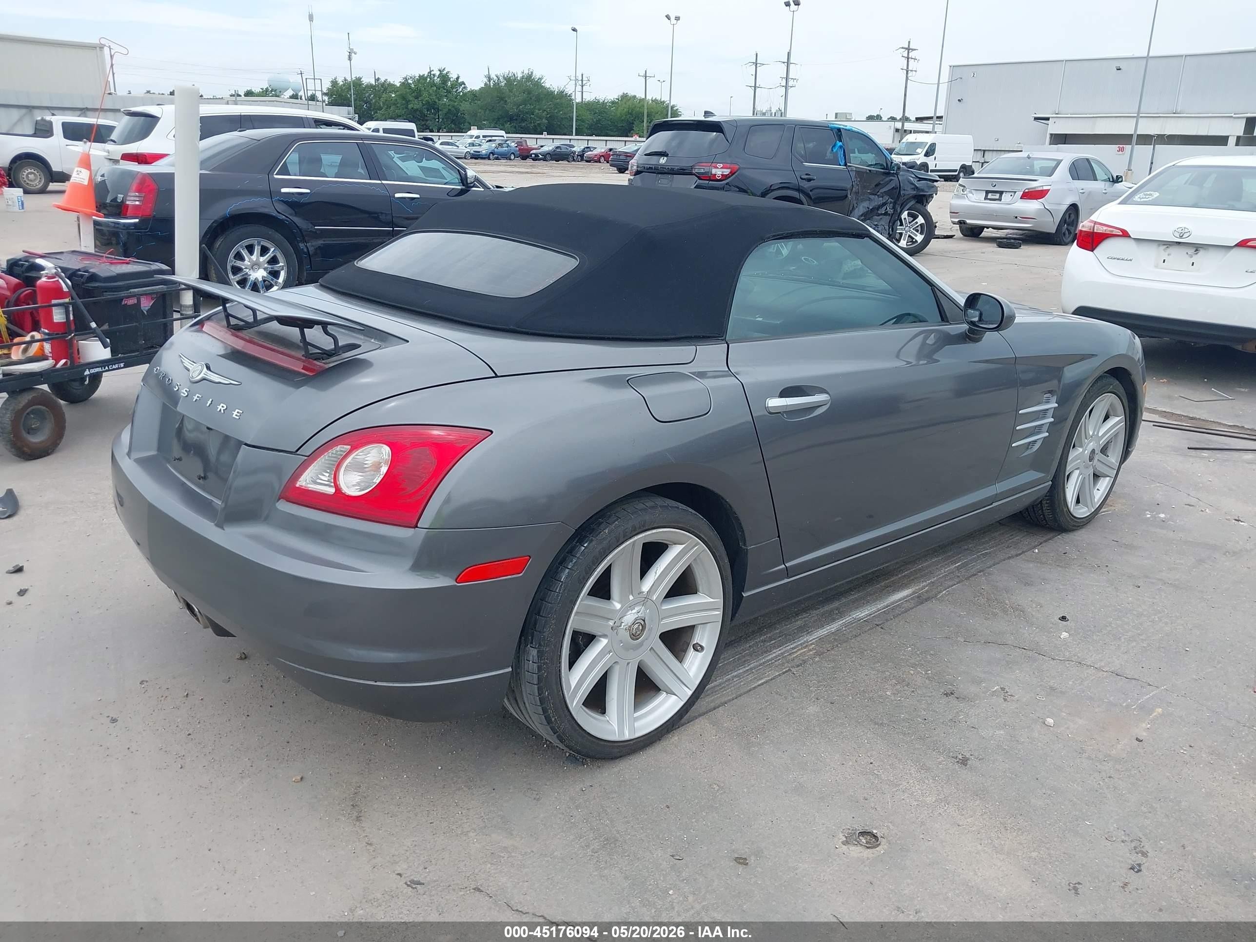 2005 Chrysler Crossfire Limited Gray vin: 1C3AN65L25X040031
